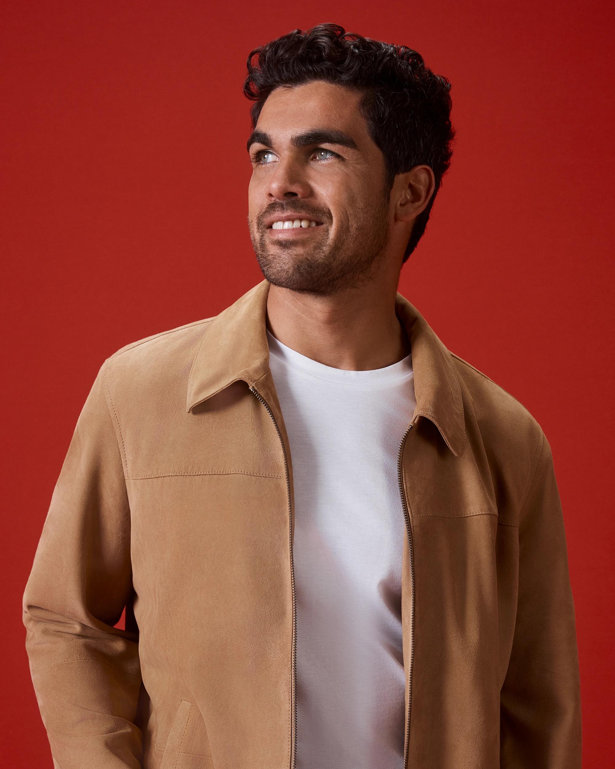 7 Genuine Suede Jacket - Preview CAMEL, 7 of 8