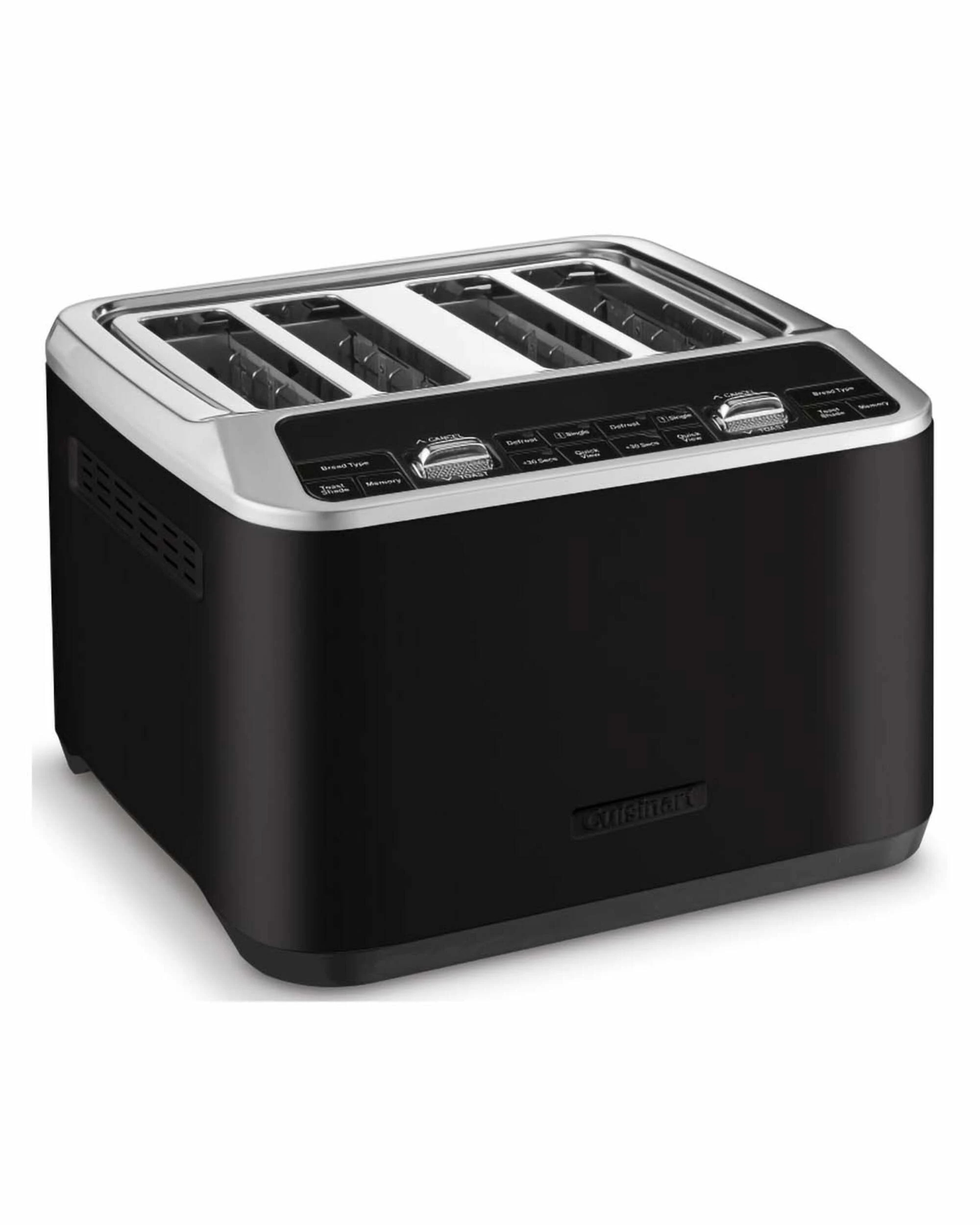 2 Cuisinart Signature Automated Digital 4 Slice Toaster - Black - BLACK, 2 of 5