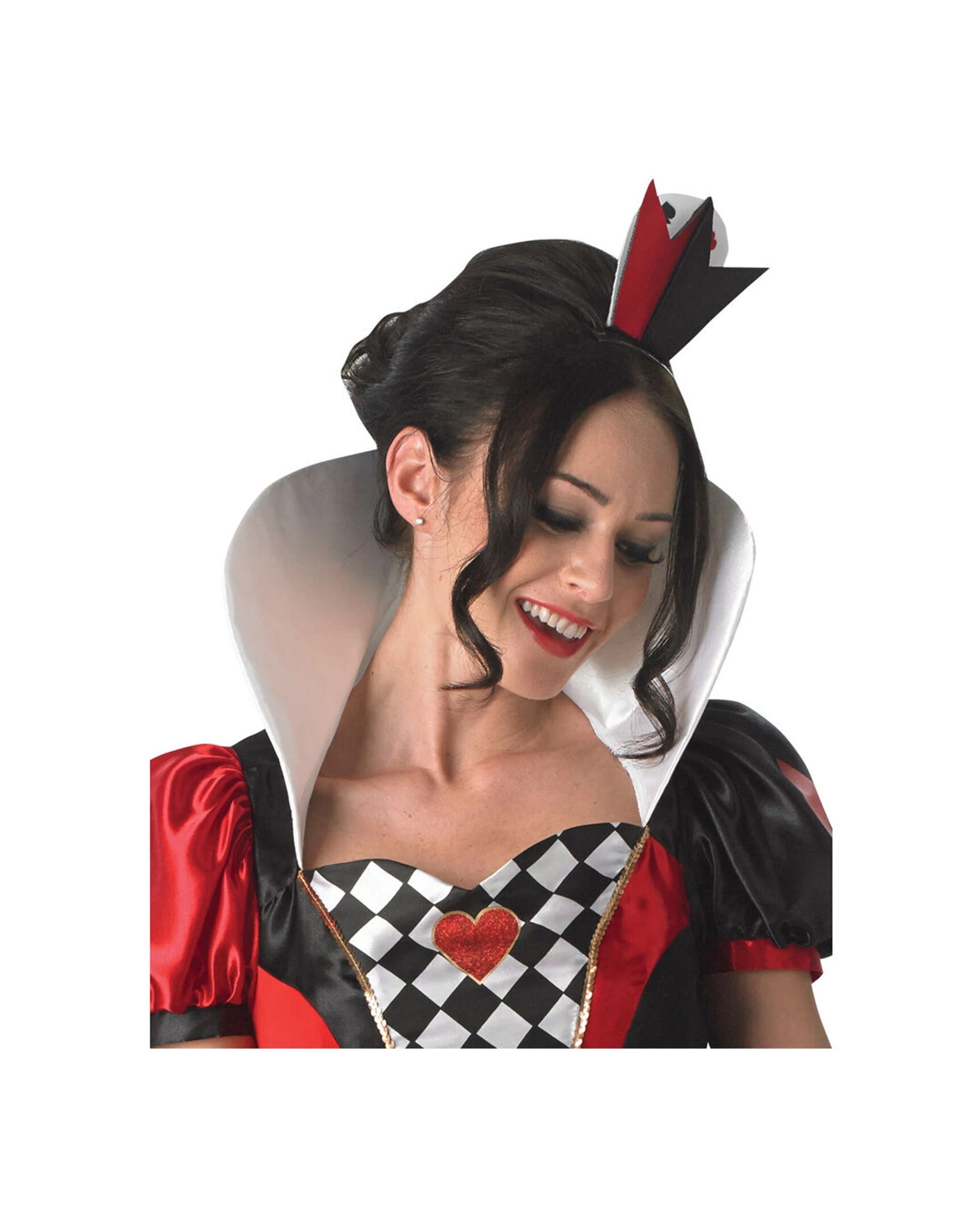 2 Disney Queen Of Hearts Deluxe Womens Dress Up Costume Size L - Multi, 2 of 3