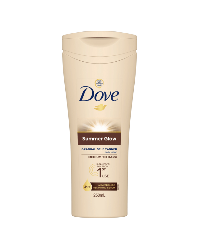 Dove Summer Glow Gradual Tan Body Lotion Medium to Dark 2