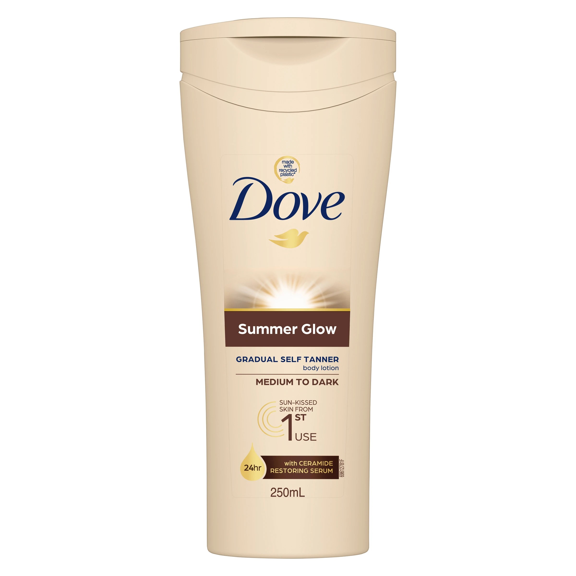 1 Dove Summer Glow Gradual Tan Body Lotion Medium to Dark 250ml, 1 of 10