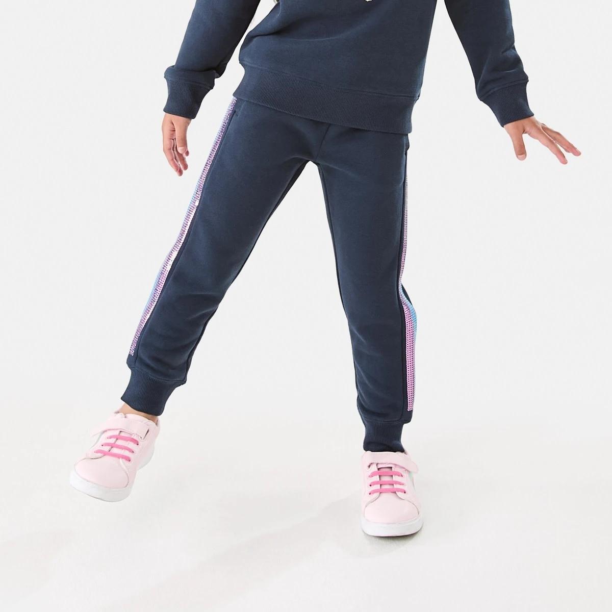 1 Sequin Trackpants Dress Navy, 1 of 9