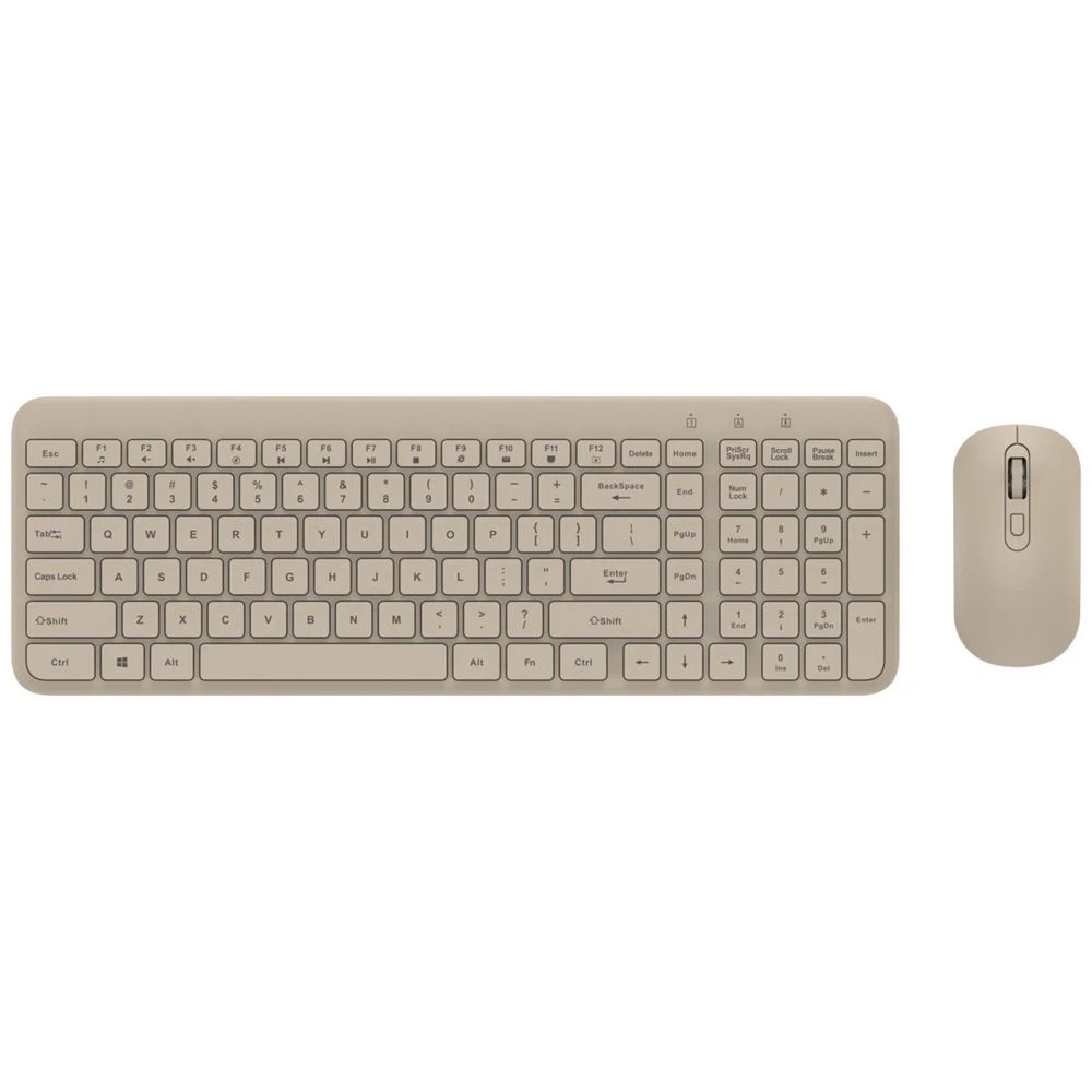 1 Qudo Wireless Keyboard and Mouse Combo Stone, 1 of 7