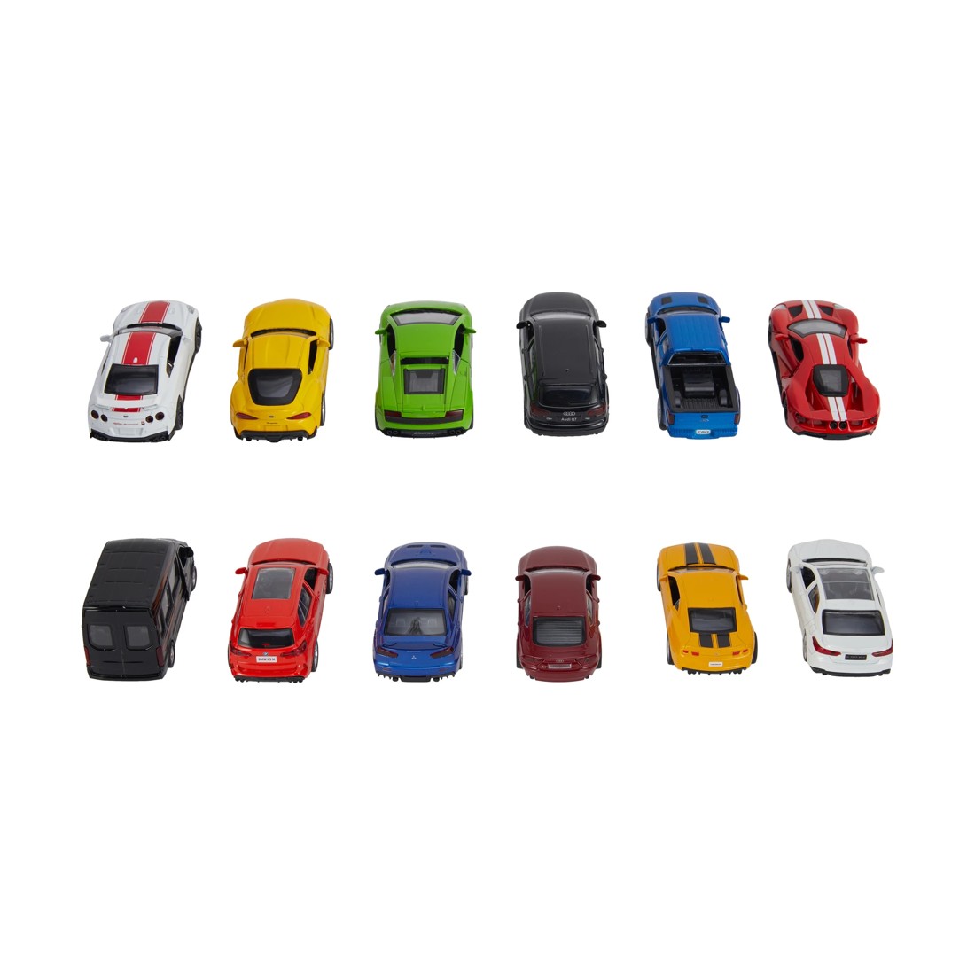6 Metal Speed Zone (MSZ) Die Cast Metal Street Series Scale Model Car - Assorted, 6 of 10