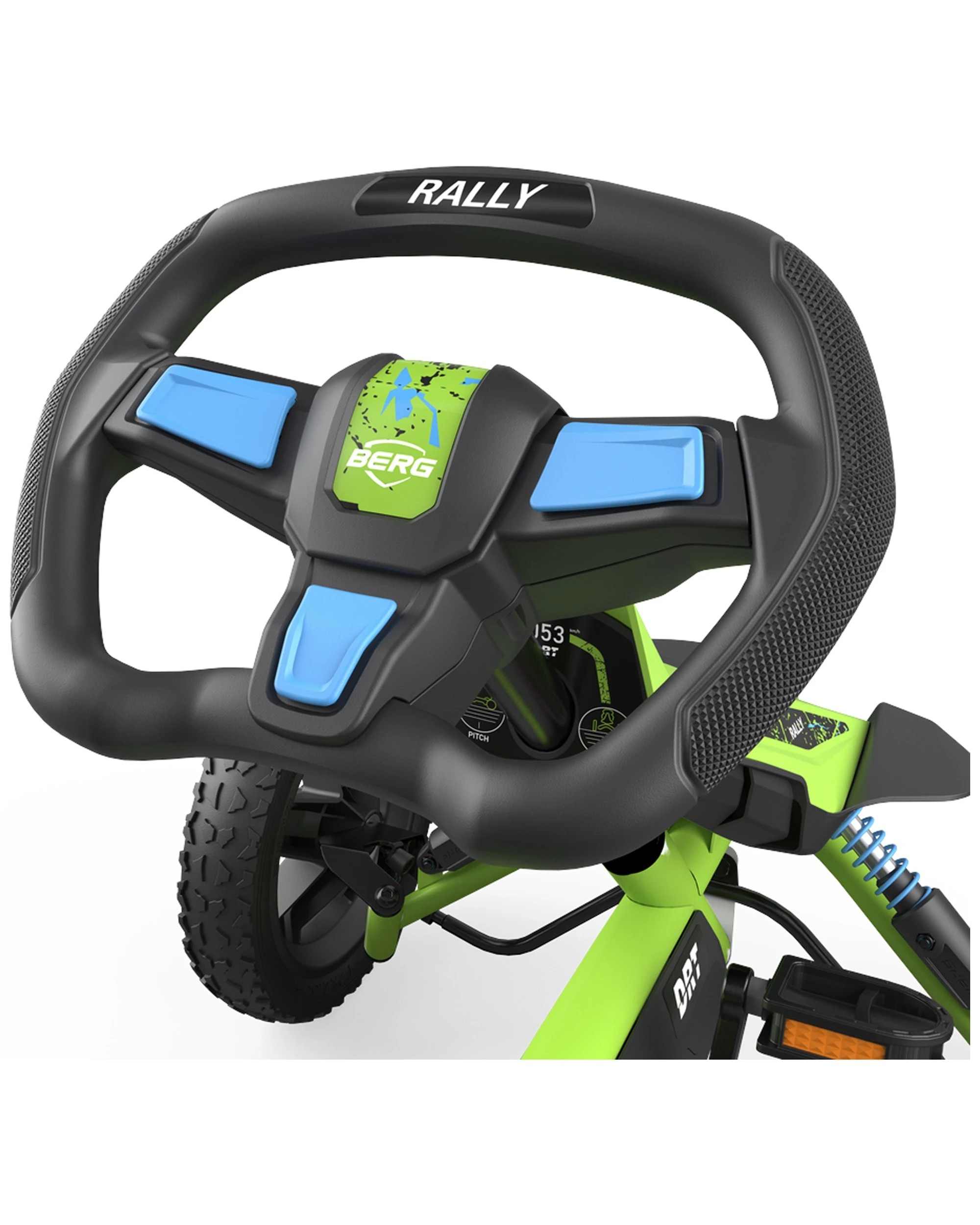 3 Berg Drt Rally Pedal Go Kart Kids Ride On Cherokee Green 4-12 Years 124cm - Green, 3 of 4