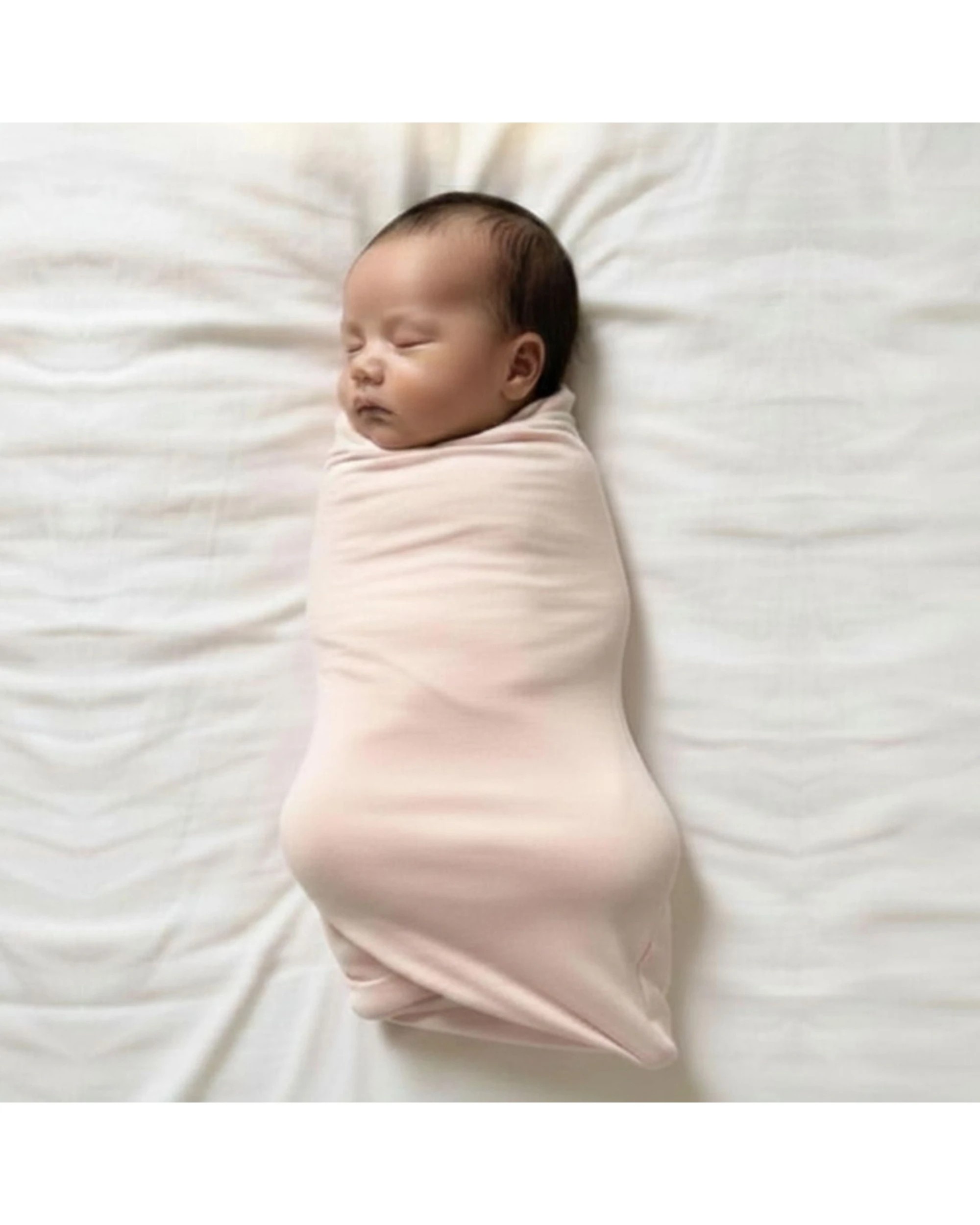 3 Baby Studio Swaddle Wrap Infant Baby Organic Cotton 1.0 Tog Large Rose - Pink, 3 of 6