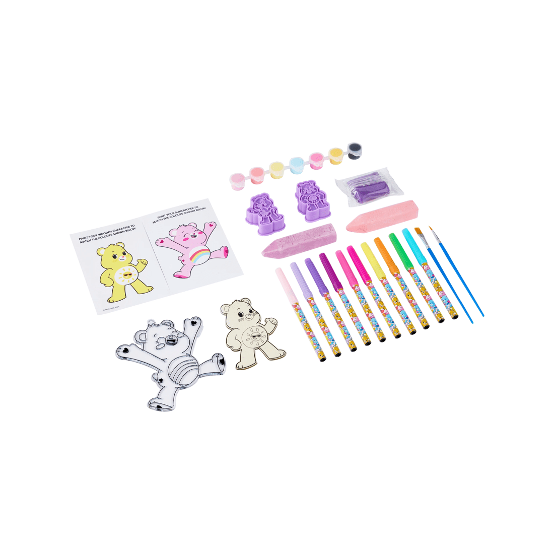 3 25 Piece Care Bears Super Activity Art Bucket, 3 of 8