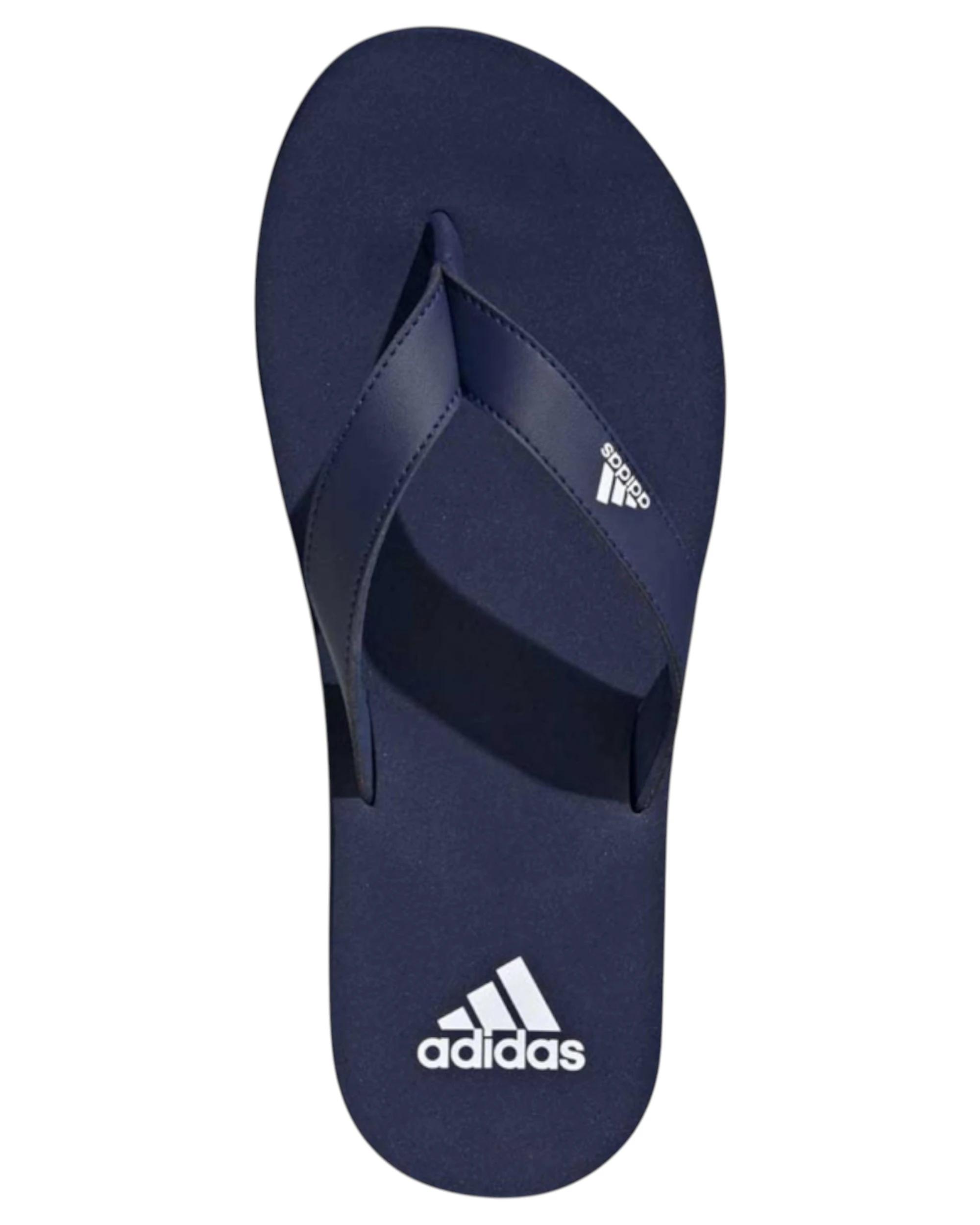 4 Adidas Mens Dark Blue/White Eezay Flip Flop Casual Thongs DARK BLUE/WHITE/DARK BLUE, 4 of 7
