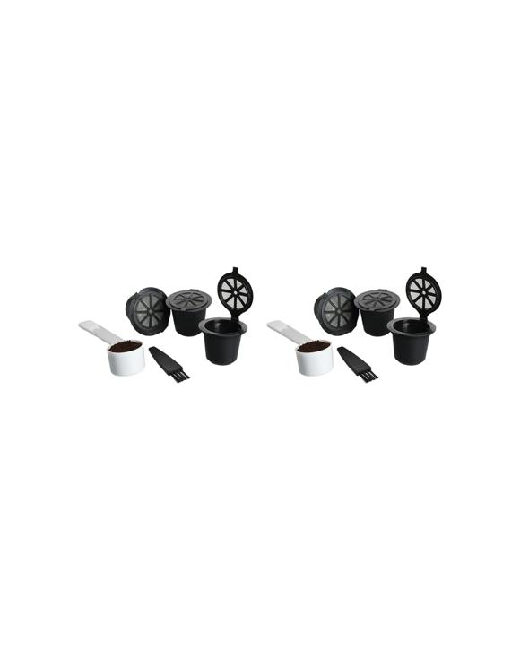 La Cafetiere 6pc 11.5cm Reusable Coffee Pods For Nespresso Machines - Black