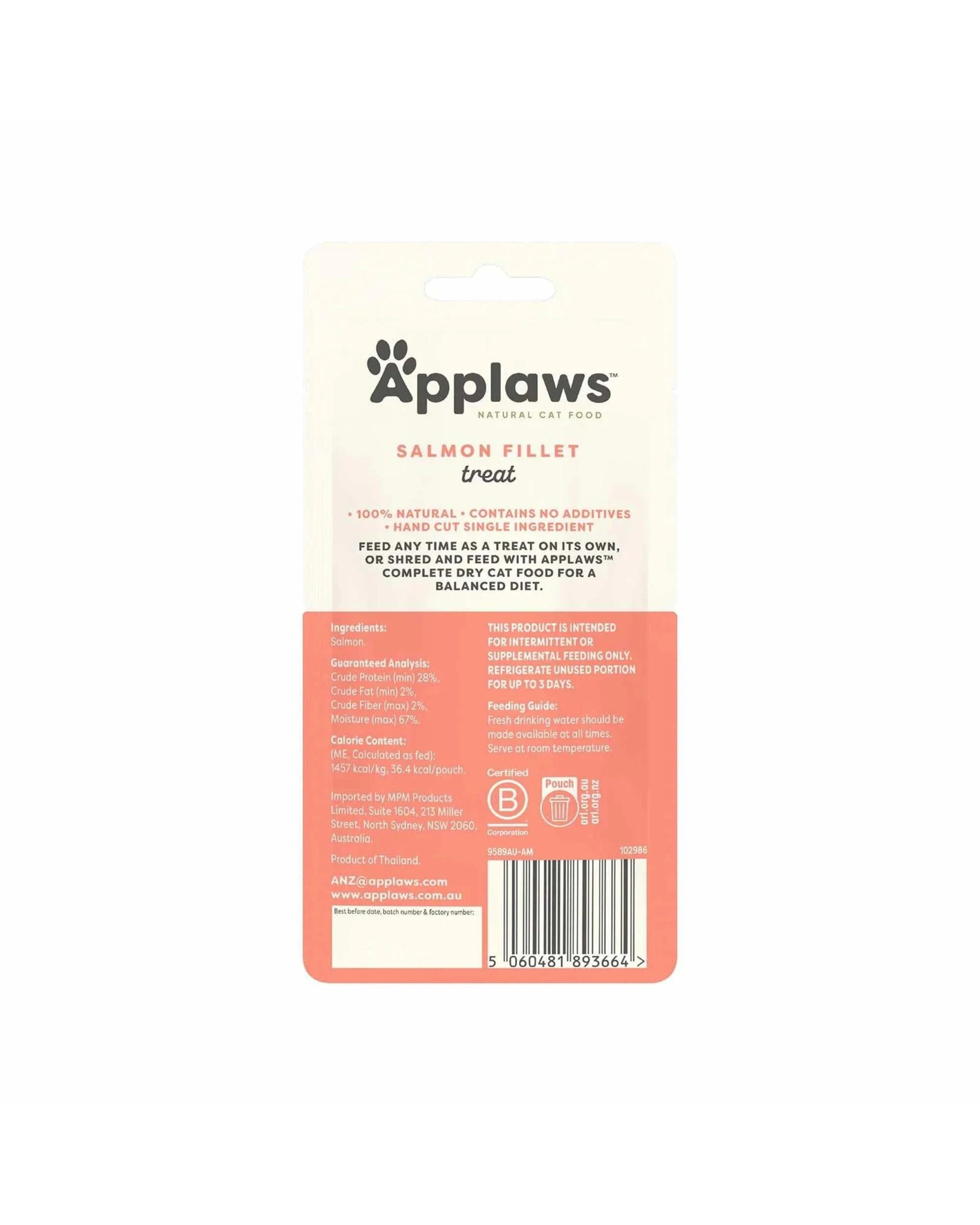 2 Applaws Whole Salmon Loin 25g 18pk, 2 of 2