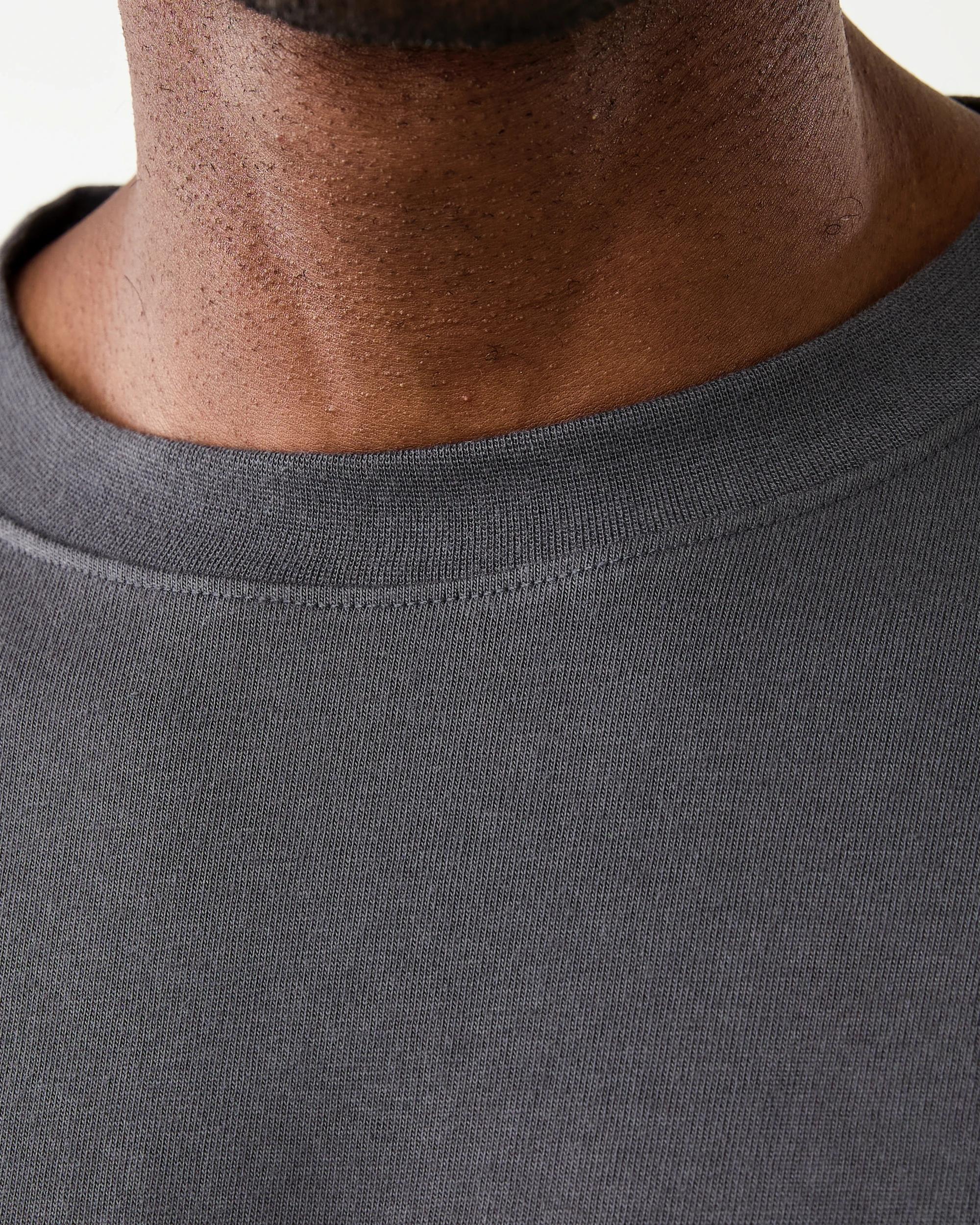 5 Oversized Heavyweight T-shirt Gry Lava, 5 of 6