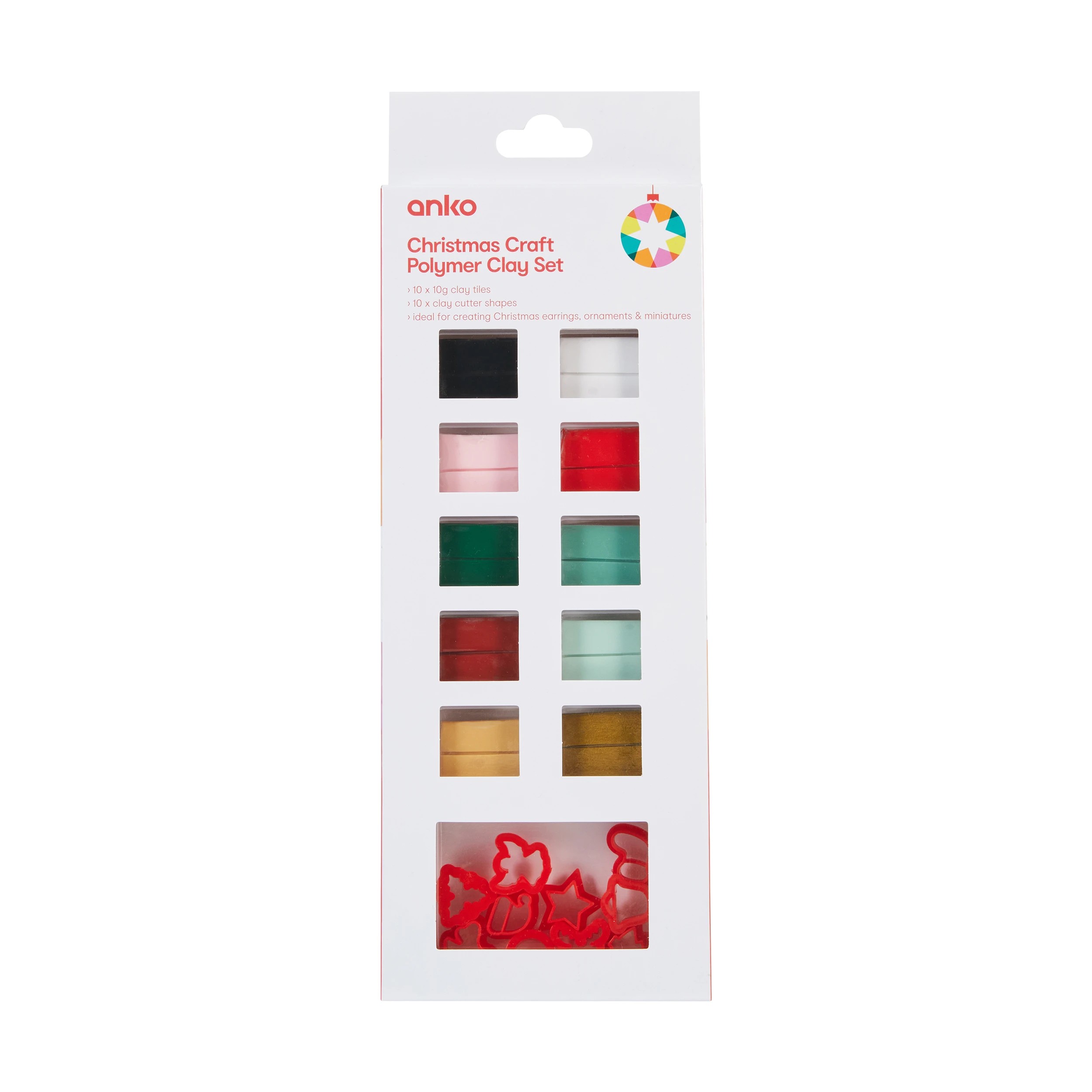 1 Christmas Craft Polymer Clay Set, 1 of 3