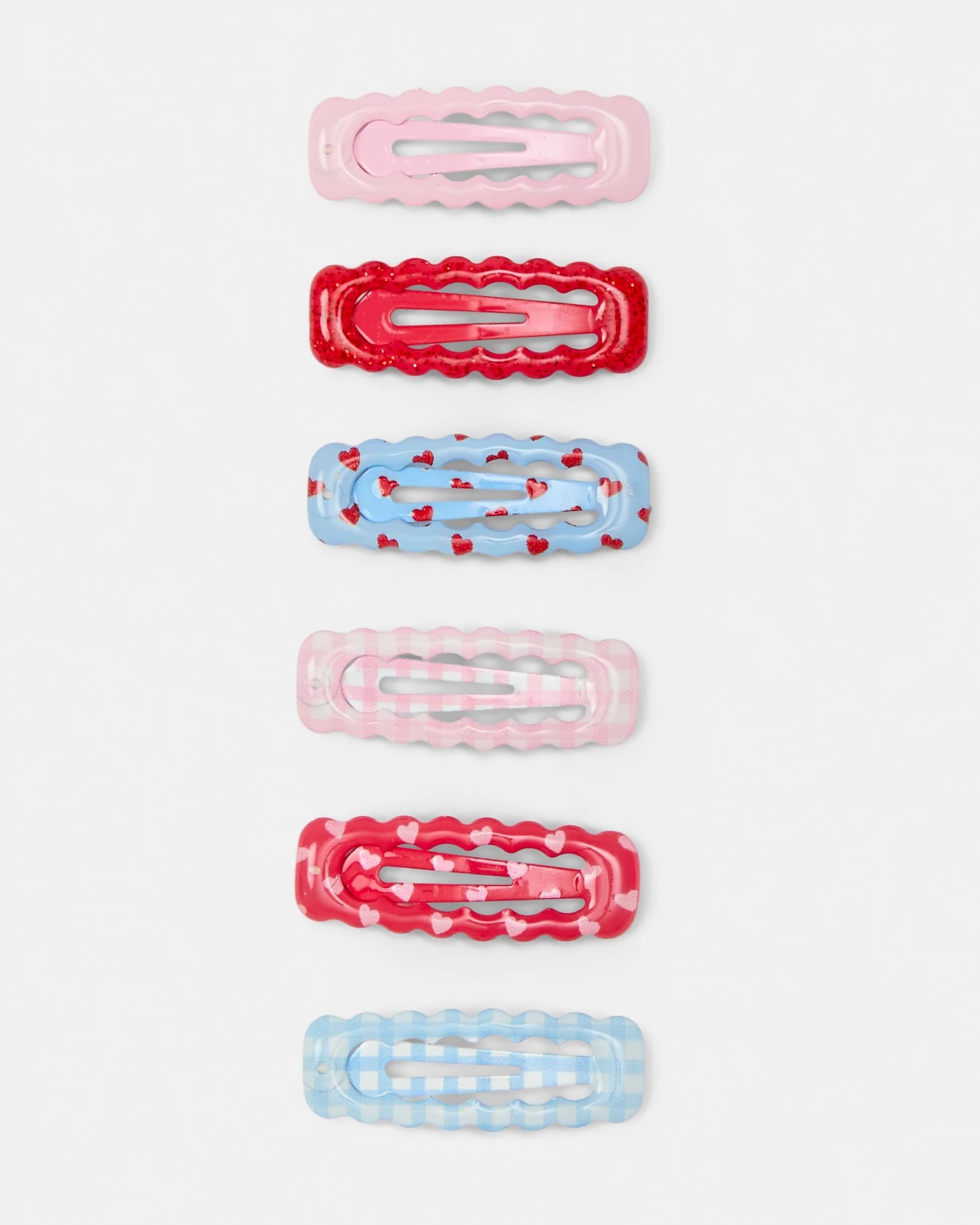 2 6 Pack Snap Hair Clips, 2 of 3