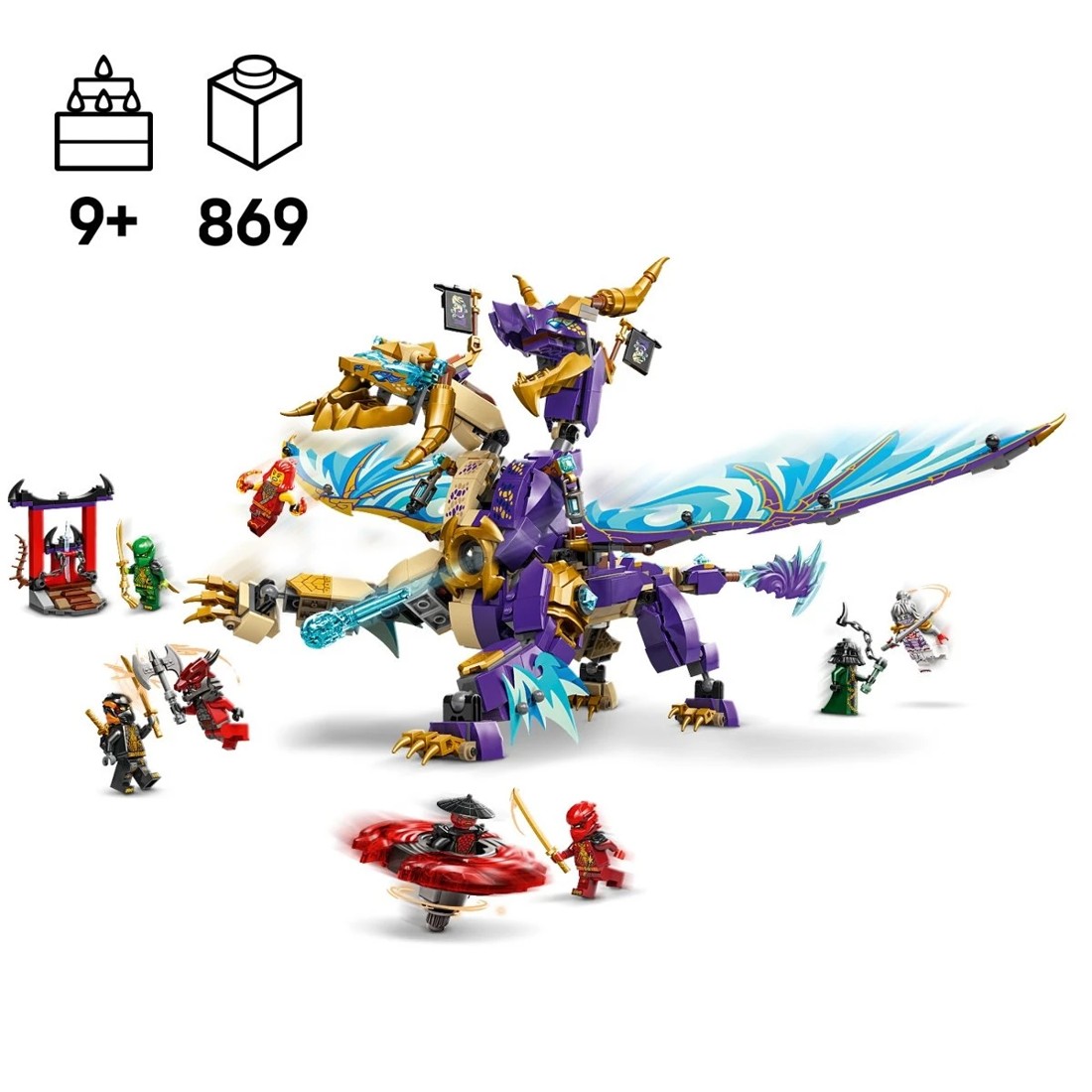 9 LEGO NINJAGO Arc Dragon of Focus 71836, 9 of 10