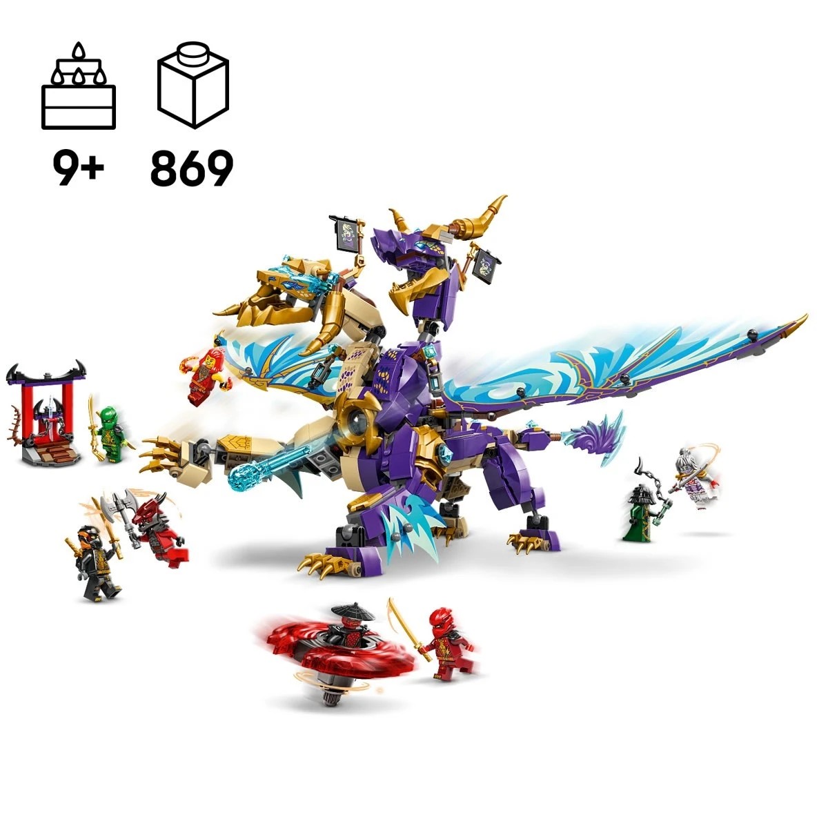 9 LEGO NINJAGO Arc Dragon of Focus 71836, 9 of 10