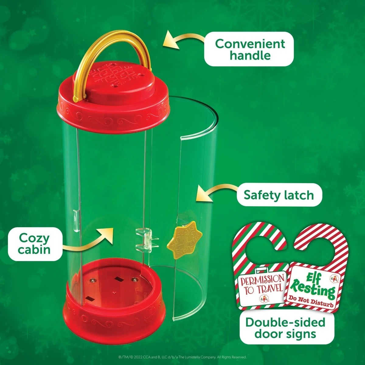 7 3 Piece The Elf on the Shelf: A Christmas Tradition Official Scout Elf Carrier, 7 of 9