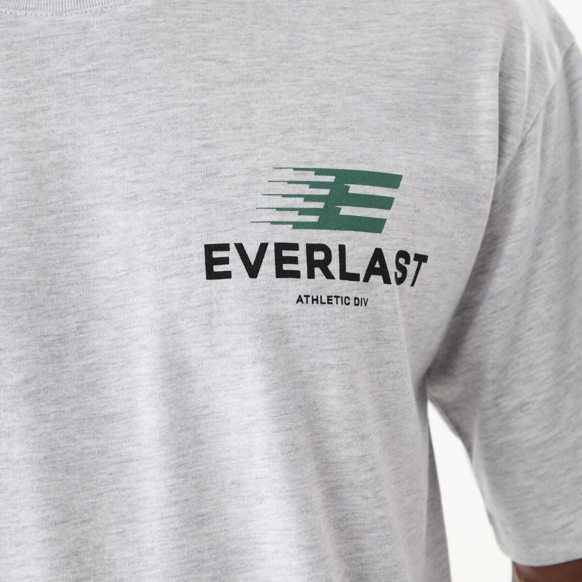 6 Everlast Mens Oversized T-shirt White Marl, 6 of 7