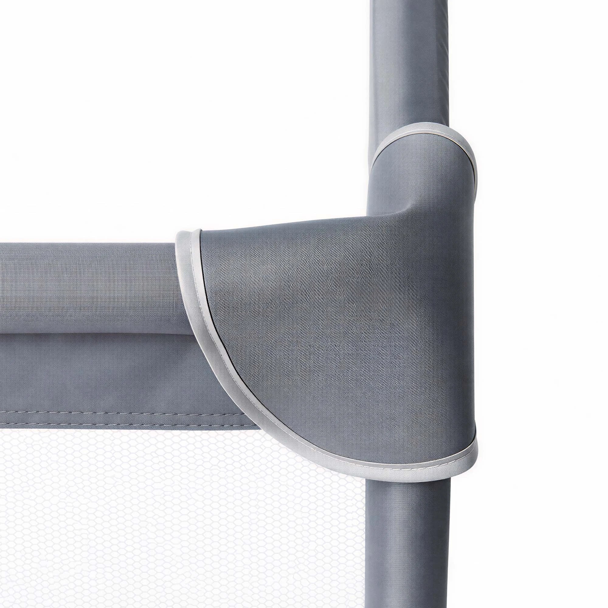 5 BoPeep Baby Playpen Large Play Pen Foldable Mesh Oxford - Grey - Grey, 5 of 8