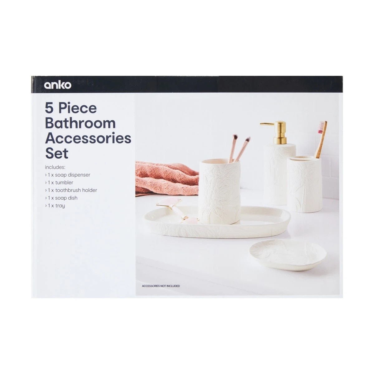 10 5 Piece Bathroom Accessories Set, 10 of 10