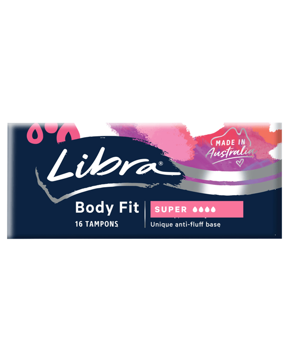 Libra 16 Pack Body Fit Super Tampons