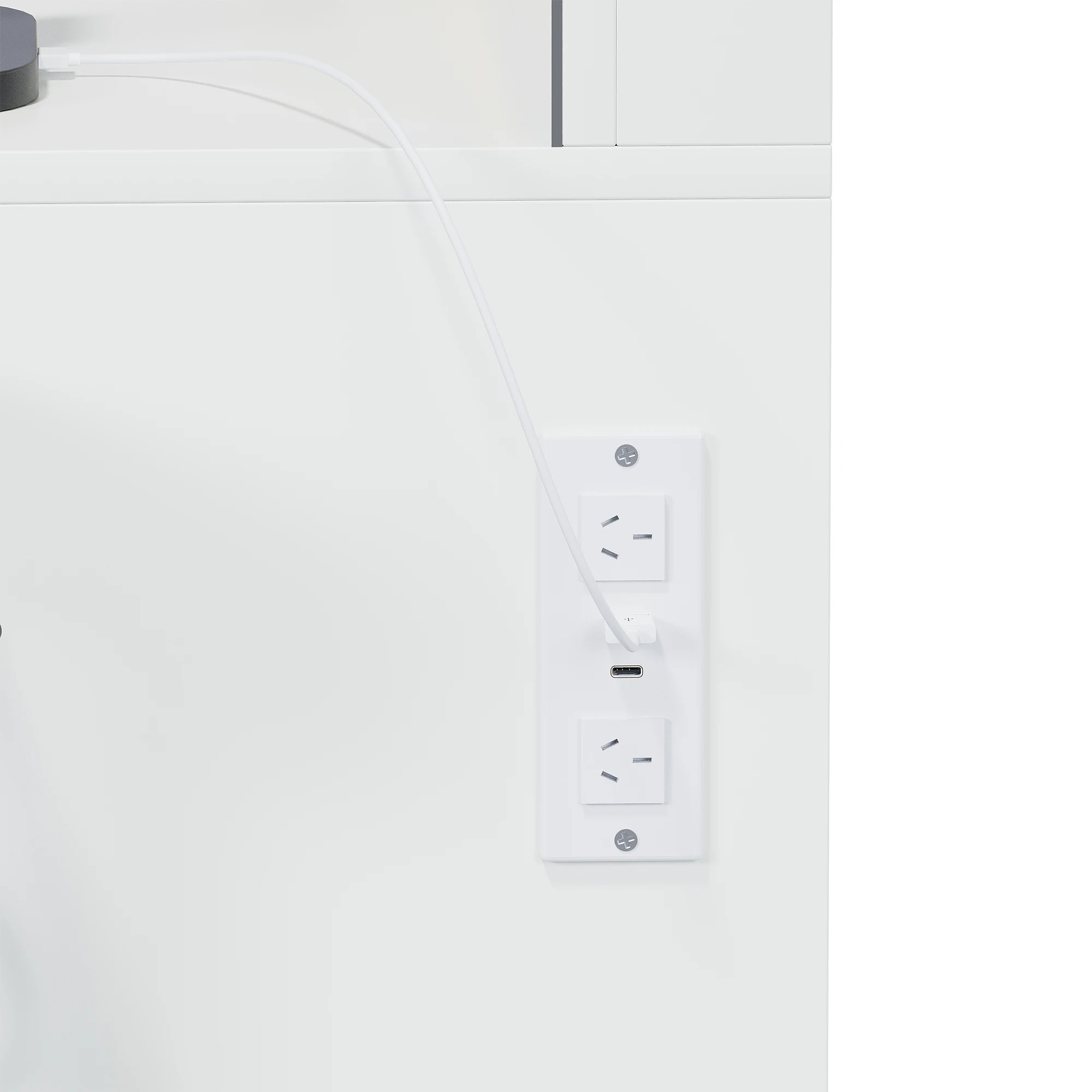 5 Advwin Makeup Vanity Desk with Large LED Mirror Charging Station - White, 5 of 10