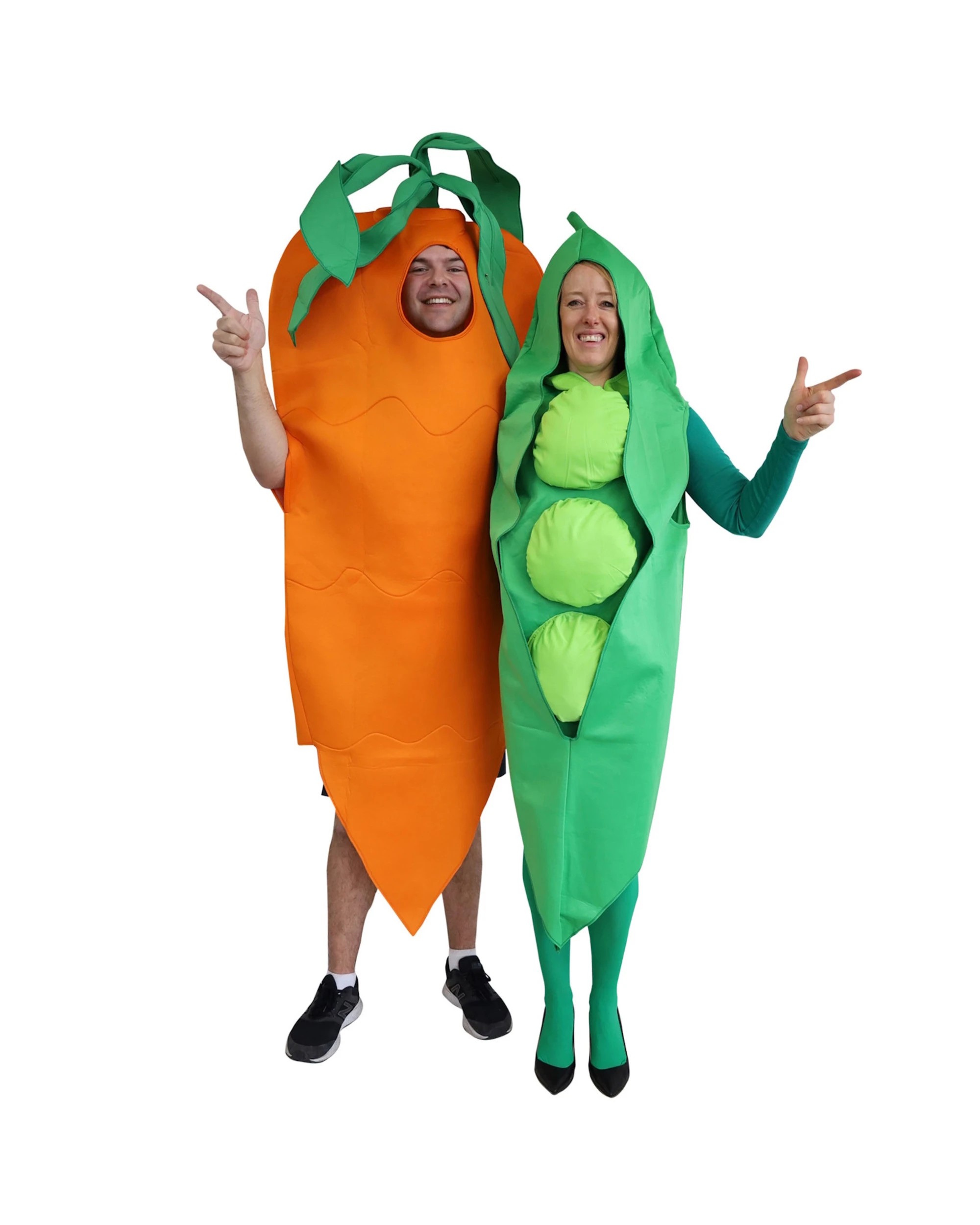 3 Tomfoolery Adult Pea Pod Costume - ONE SIZE - Green, 3 of 3