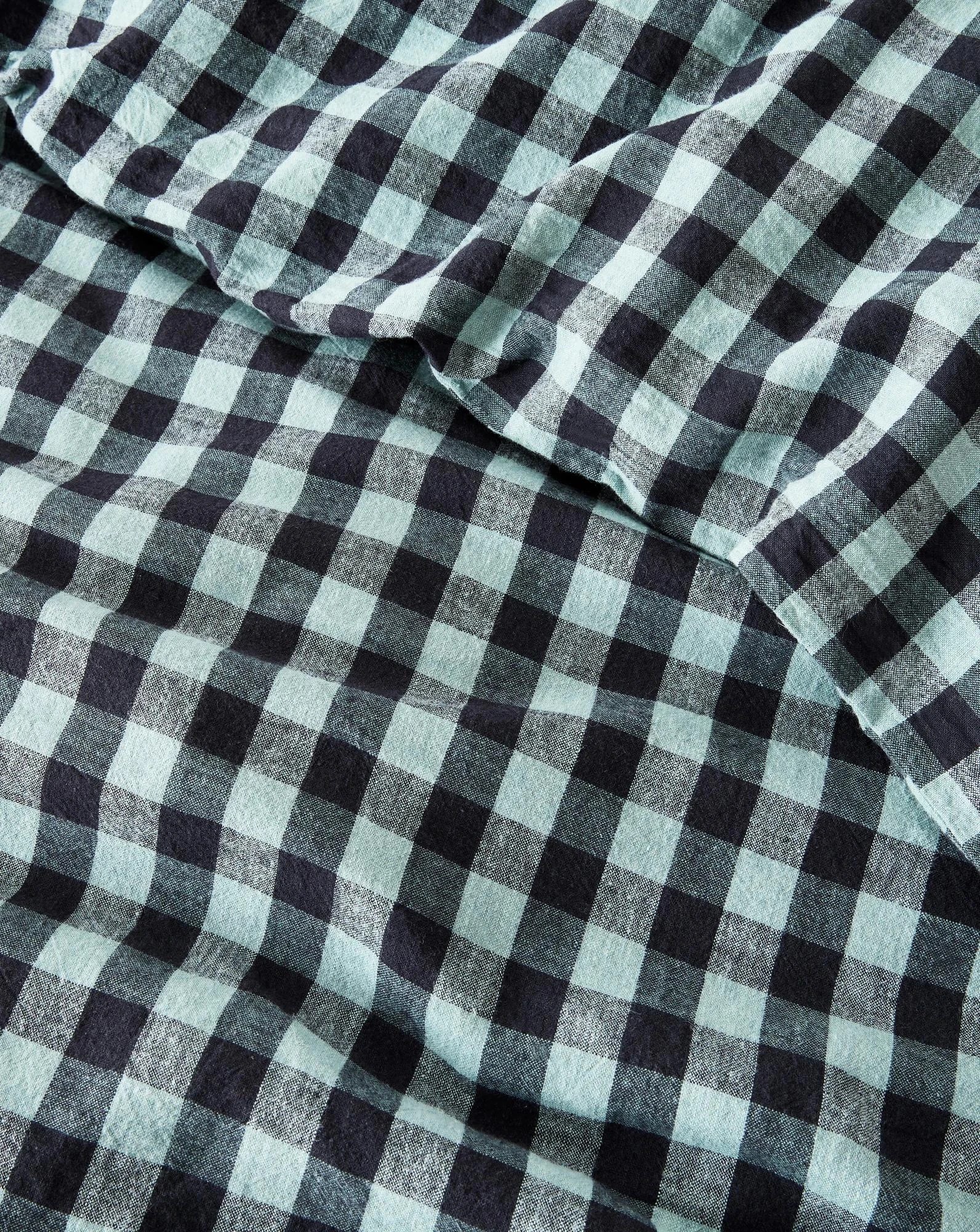 3 Target Darby Gingham Linen/Cotton Quilt Cover Set - King Bed - Green, 3 of 3