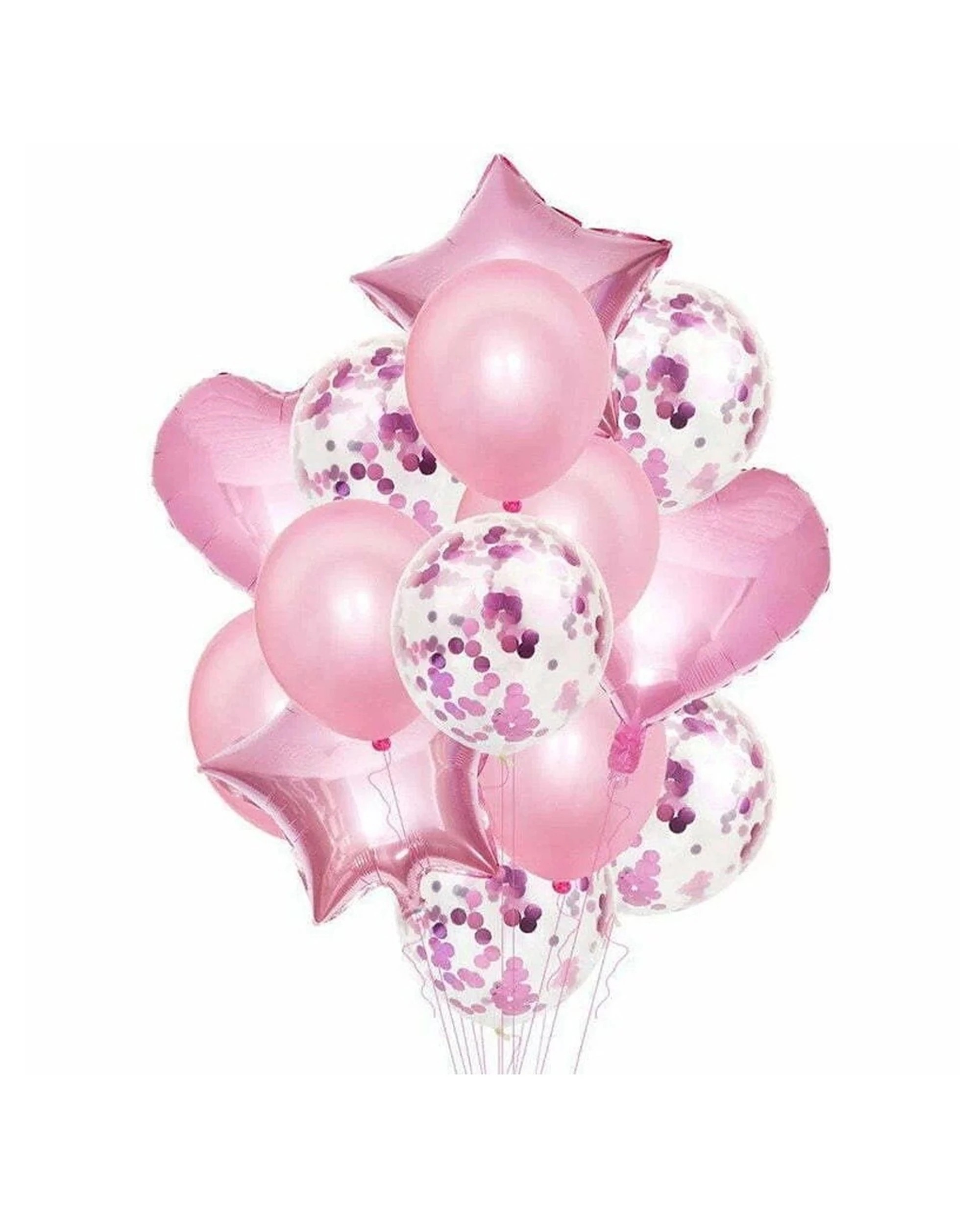 1 Party Maker 14pc Balloon Set Event Decoration - Pink, 1 of 1