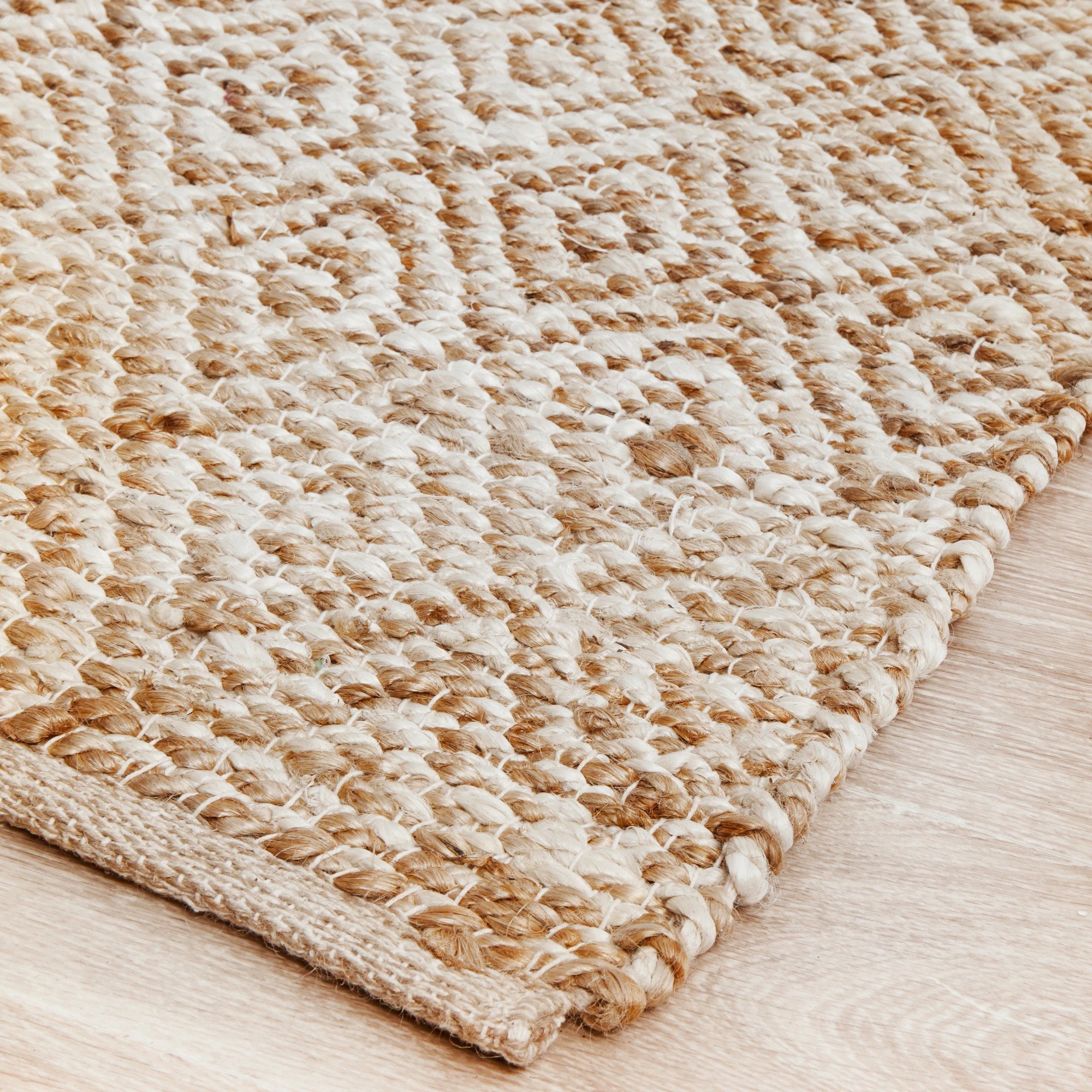 5 Common Ground Rugs Drift 444 220x150cm - Medium Jute Rug - Natural, 5 of 8
