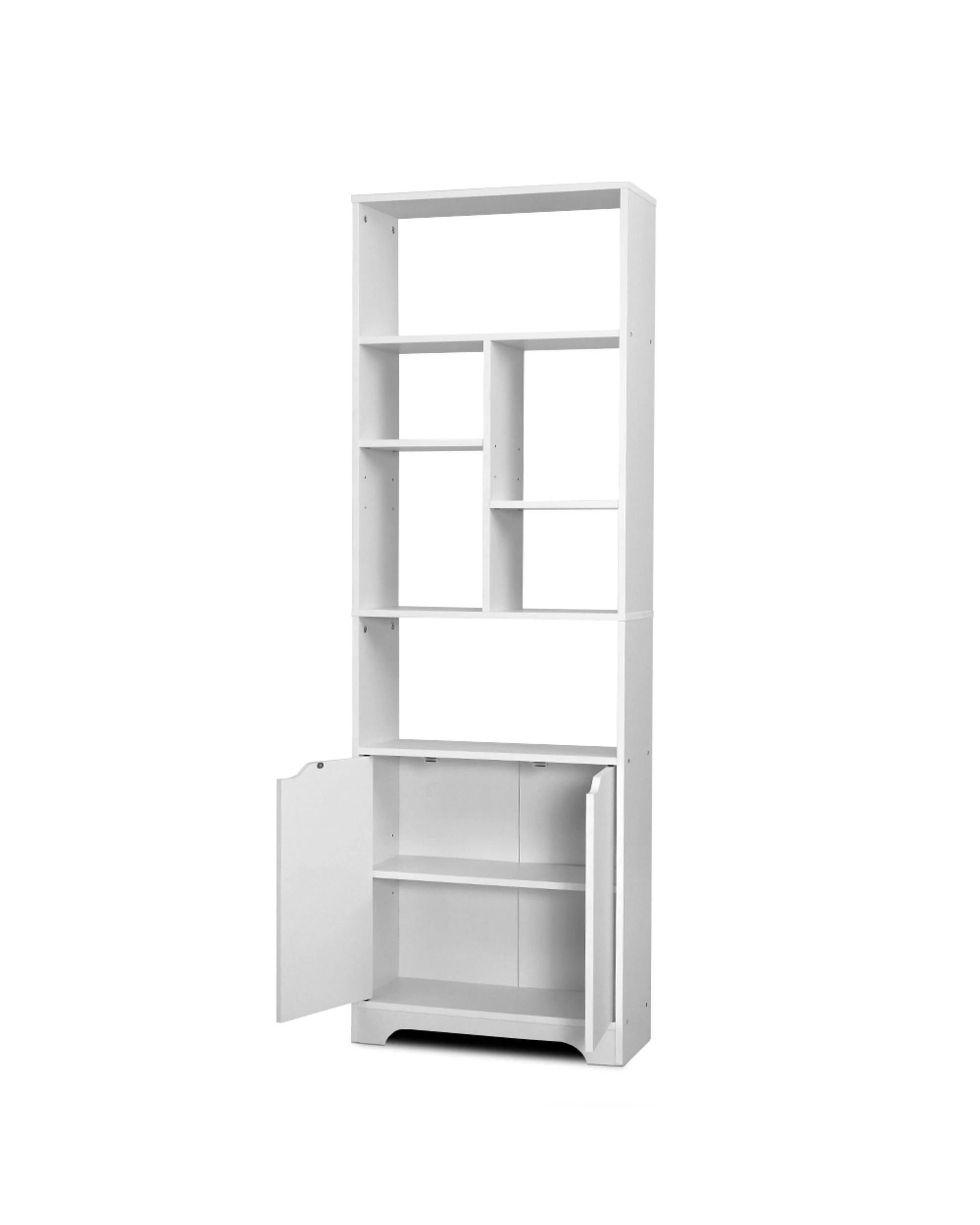 3 Artiss Bookshelf With Cabinetg
 - White, 3 of 3