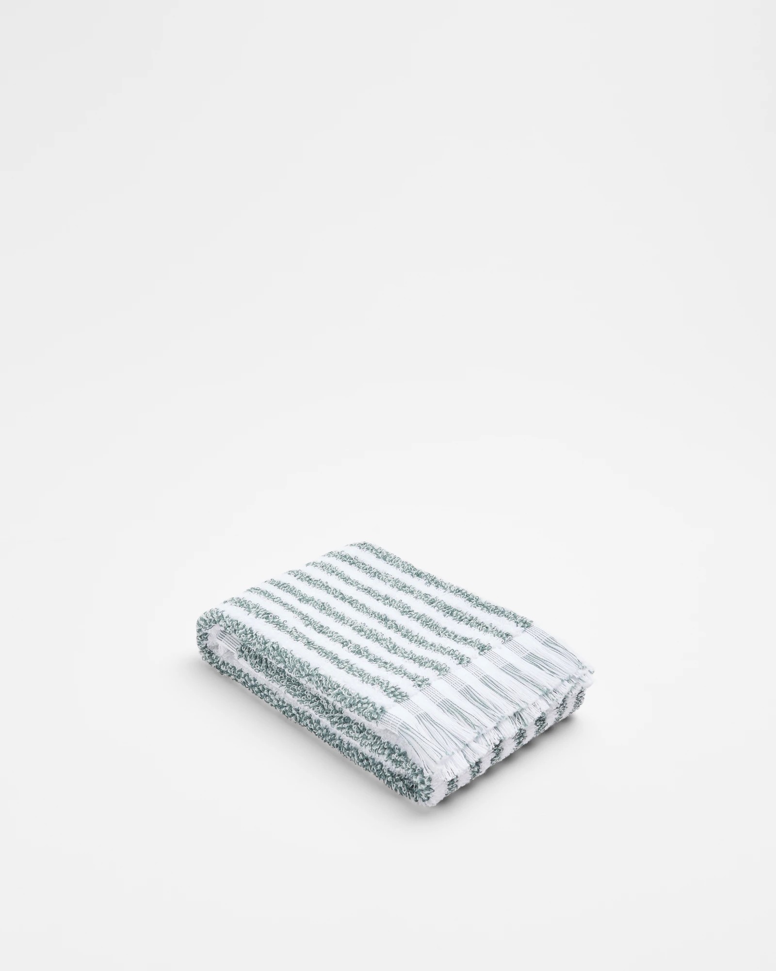 1 Target Australian Cotton Marle Striped Hand Towel -  Hugo
 - White, 1 of 3