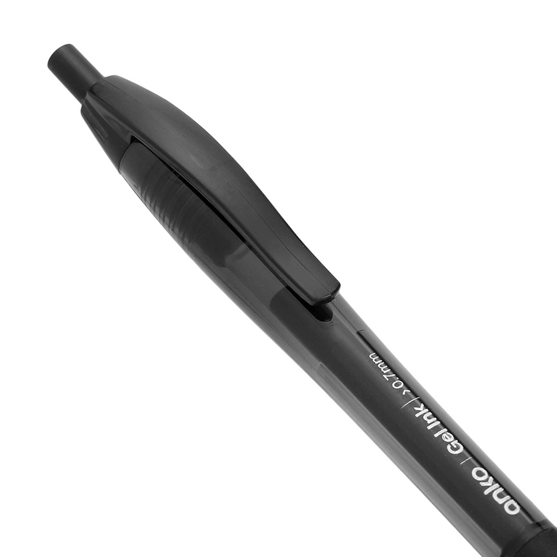 3 6 Pack Retractable Gel Pens - Black, 3 of 4