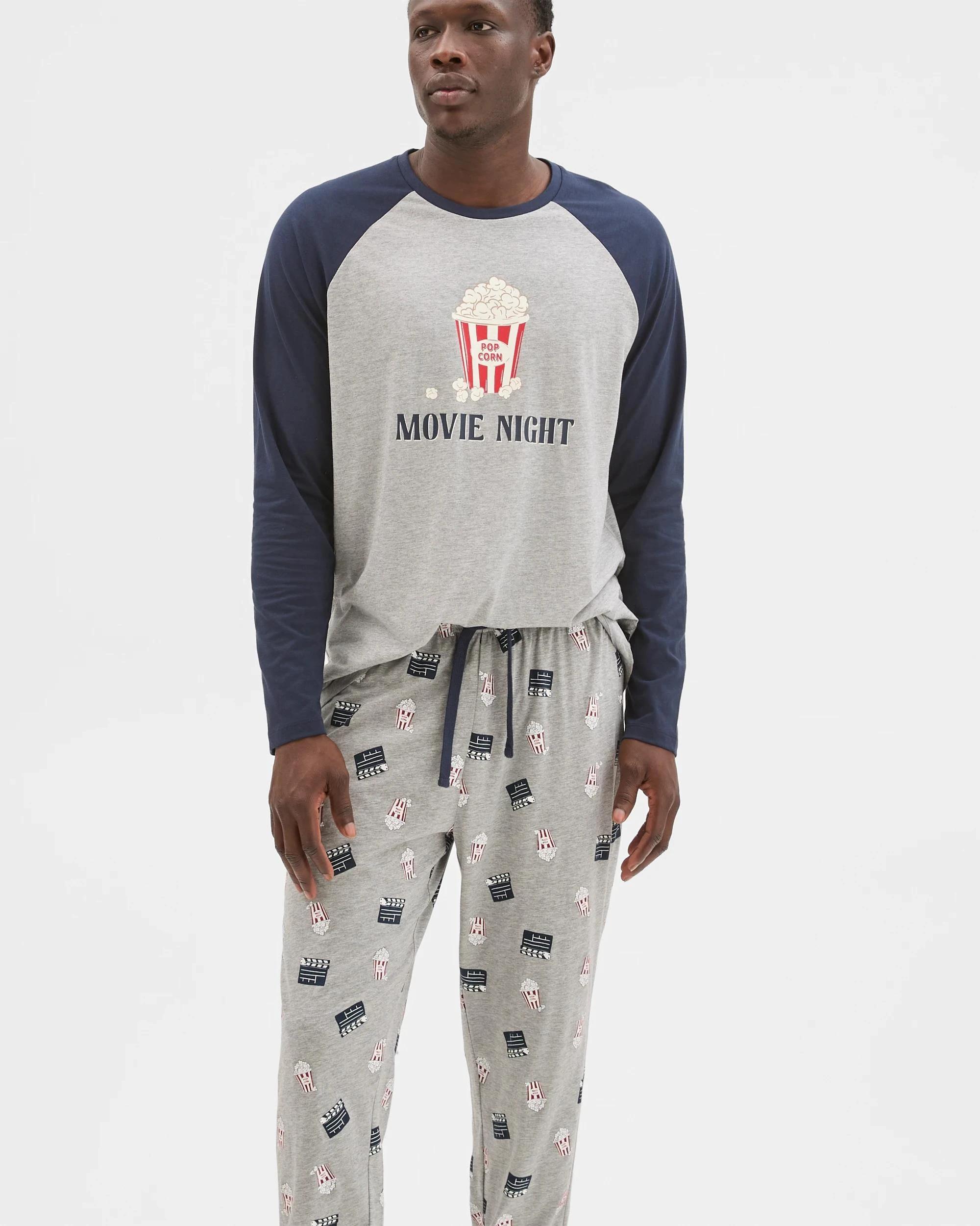 2 Target Man Australian Cotton Blend Jersey Jogger Pants MOVIE NIGHT, 2 of 5