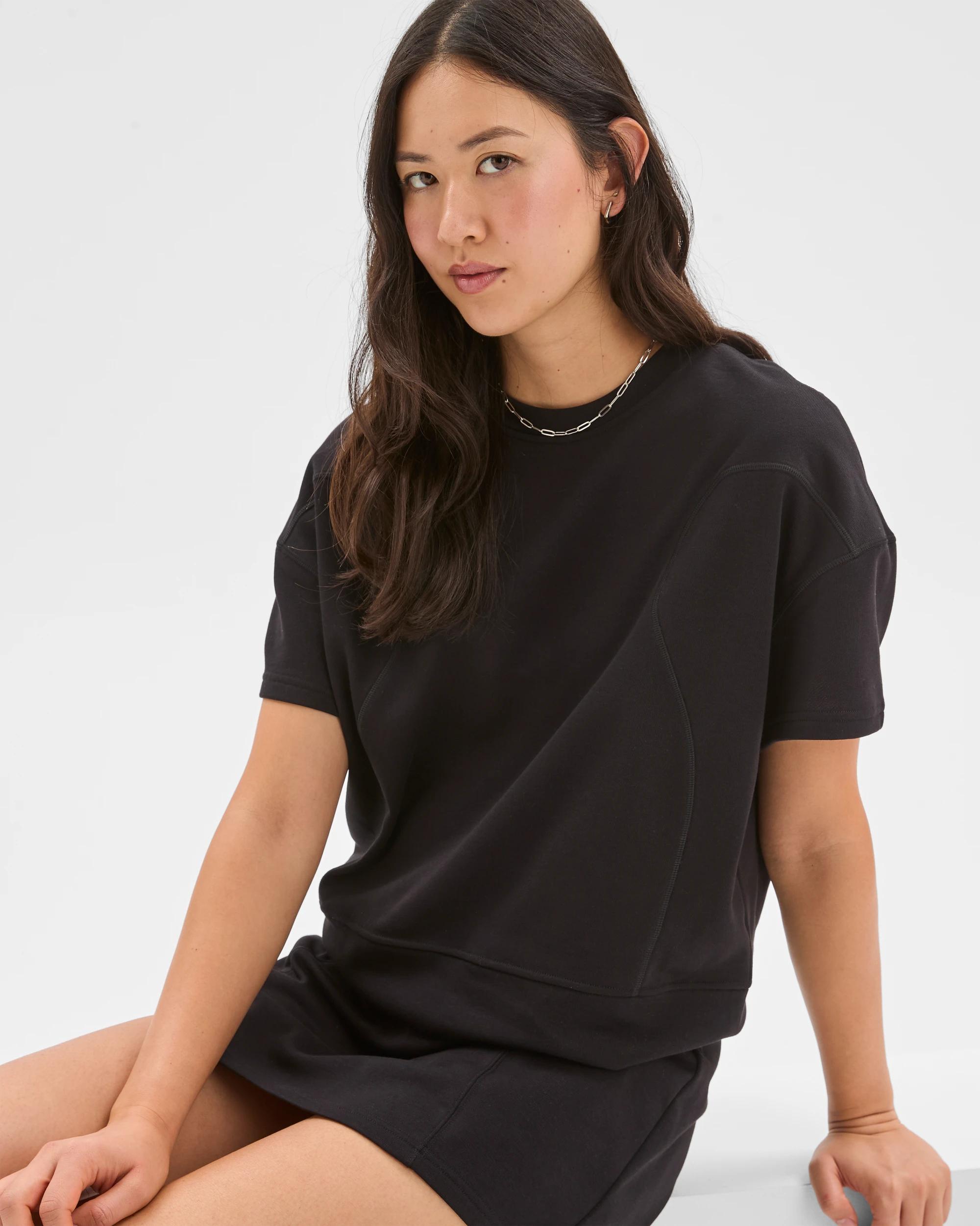 7 Target Active Active Australian Cotton Blend Knit T-Shirt BLACK, 7 of 7