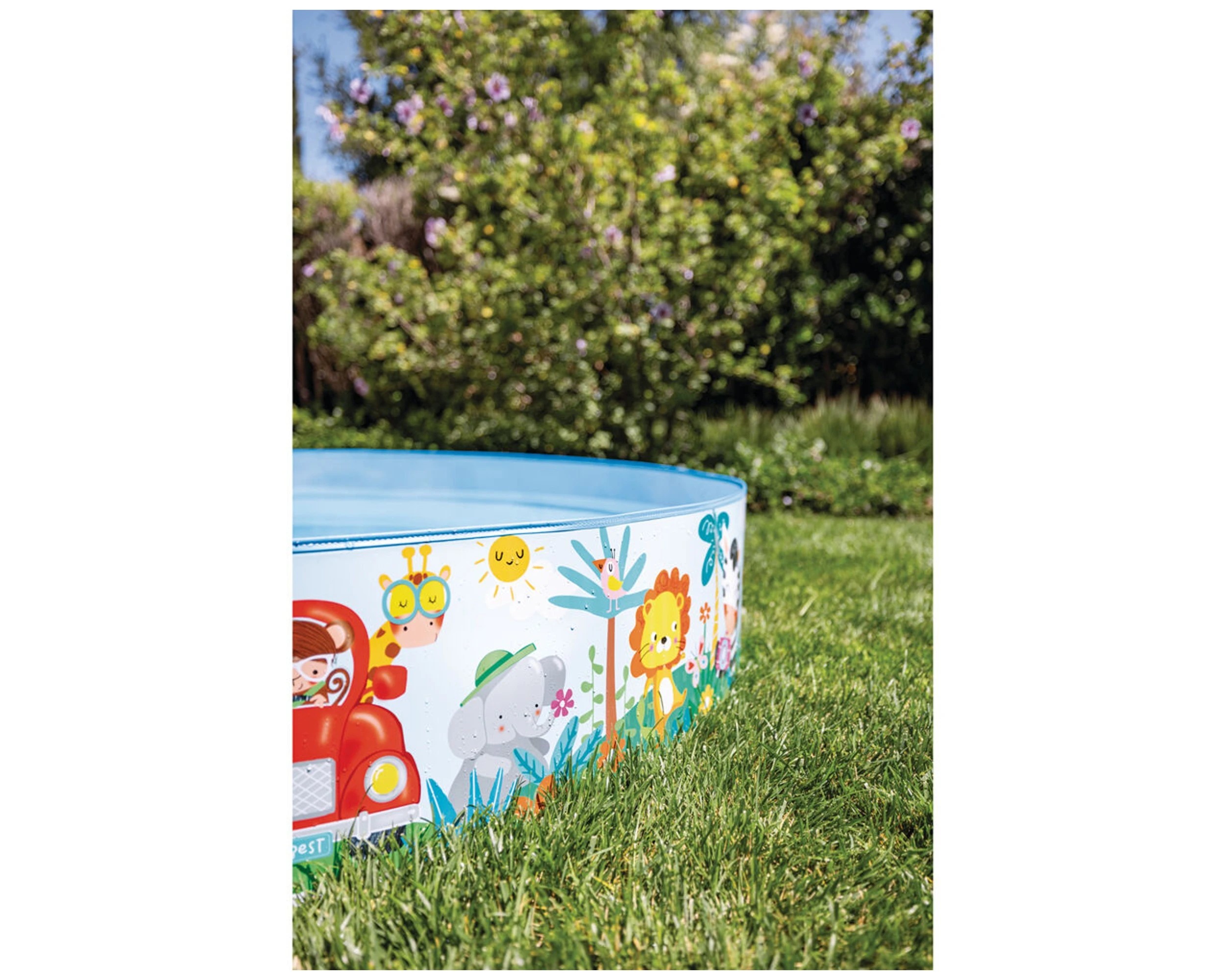 3 INTEX Round Ducking Snapset Pool Inflatable Pool Kids Pool 74 Gal 281L - Multi, 3 of 4