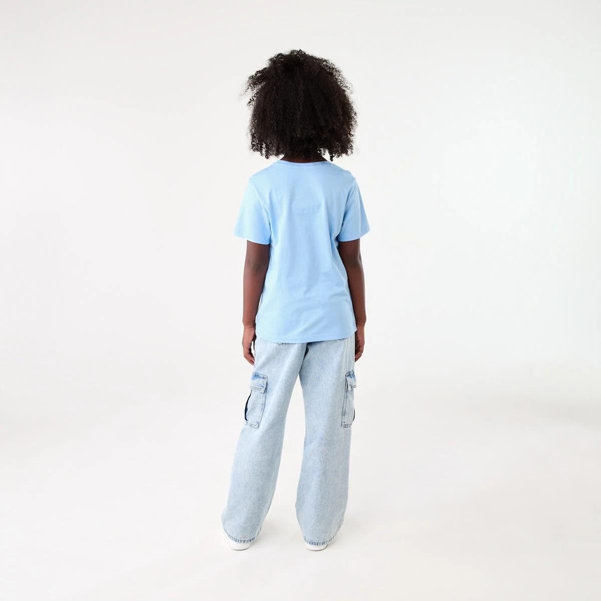 6 Short Sleeve Print T-shirt FOLLOW YOUR HEART BLUE, 6 of 6