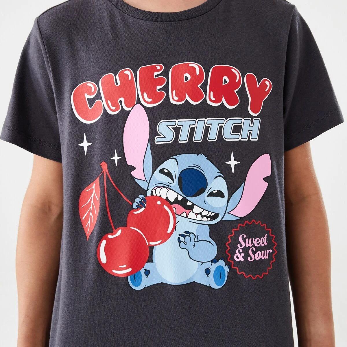 3 Disney Lilo & Stitch License T-shirt LILO AND STITCH CHERRY, 3 of 6