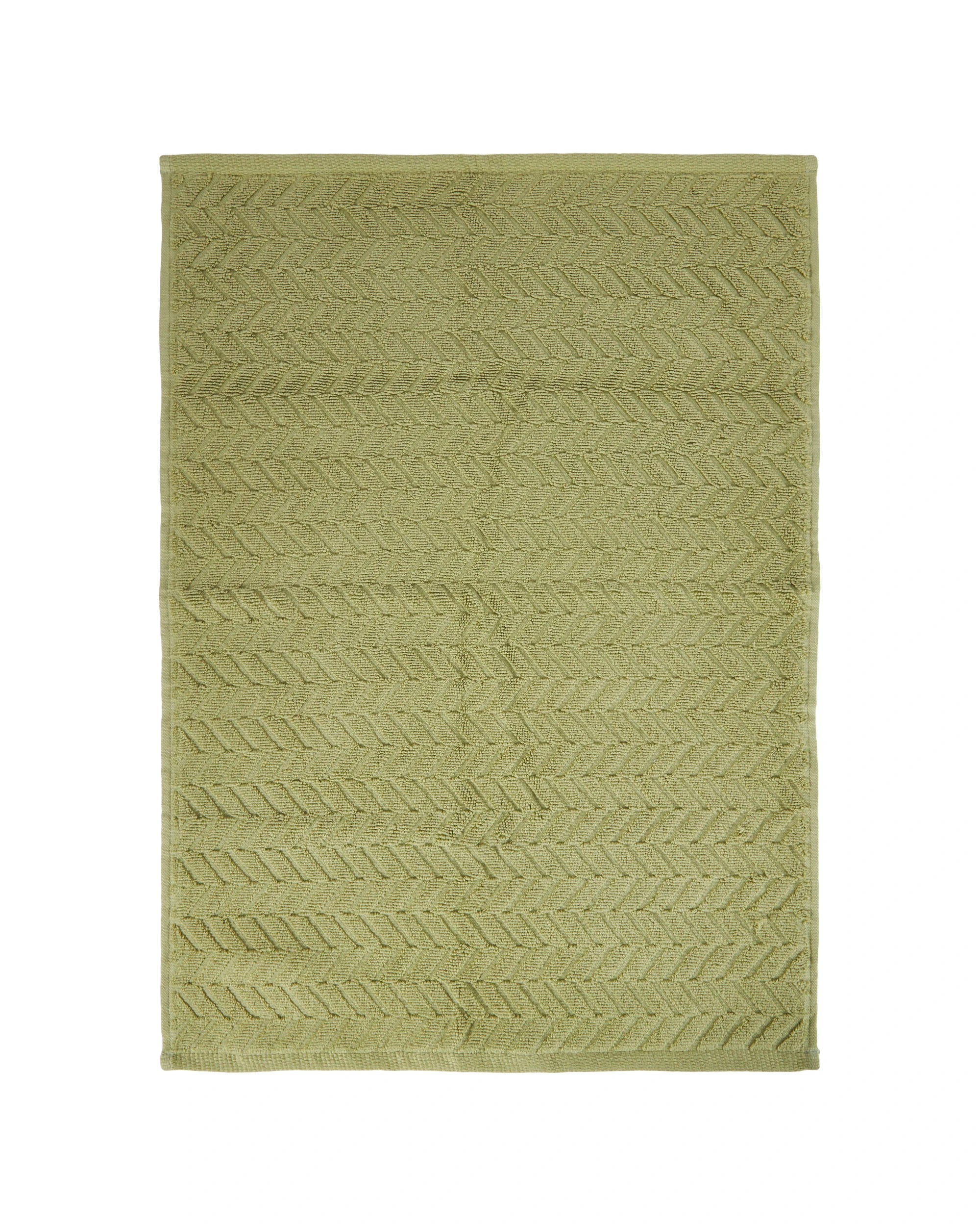 3 Chevron Cotton Hand Towel - Pistachio, 3 of 5