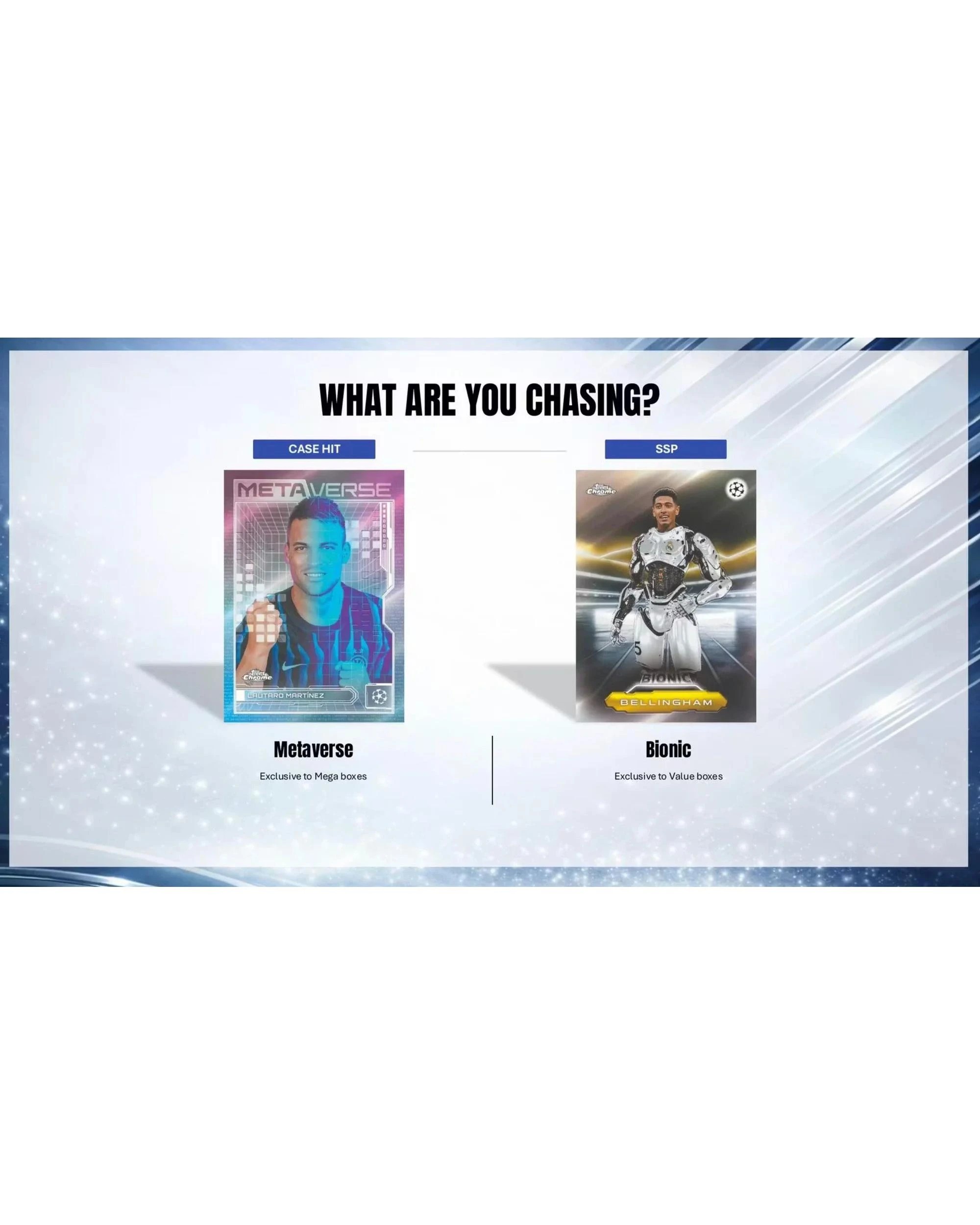 6 Topps 2025/2026 Chrome UEFA Club Competitions Soccer Hobby Box, 6 of 10