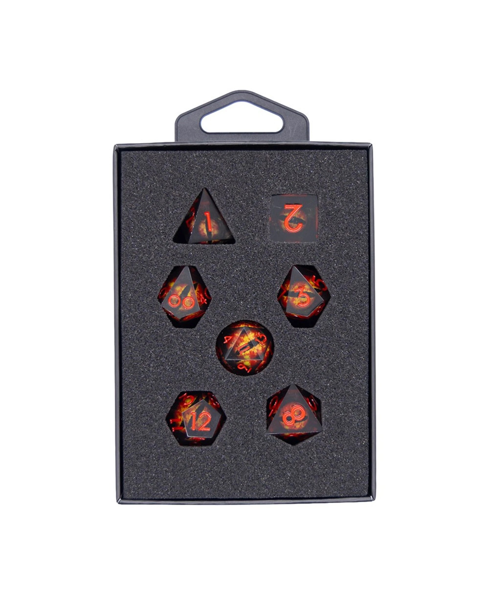 2 Tabletop - RPG 7-Set Dice - Red Eyeballs, 2 of 3