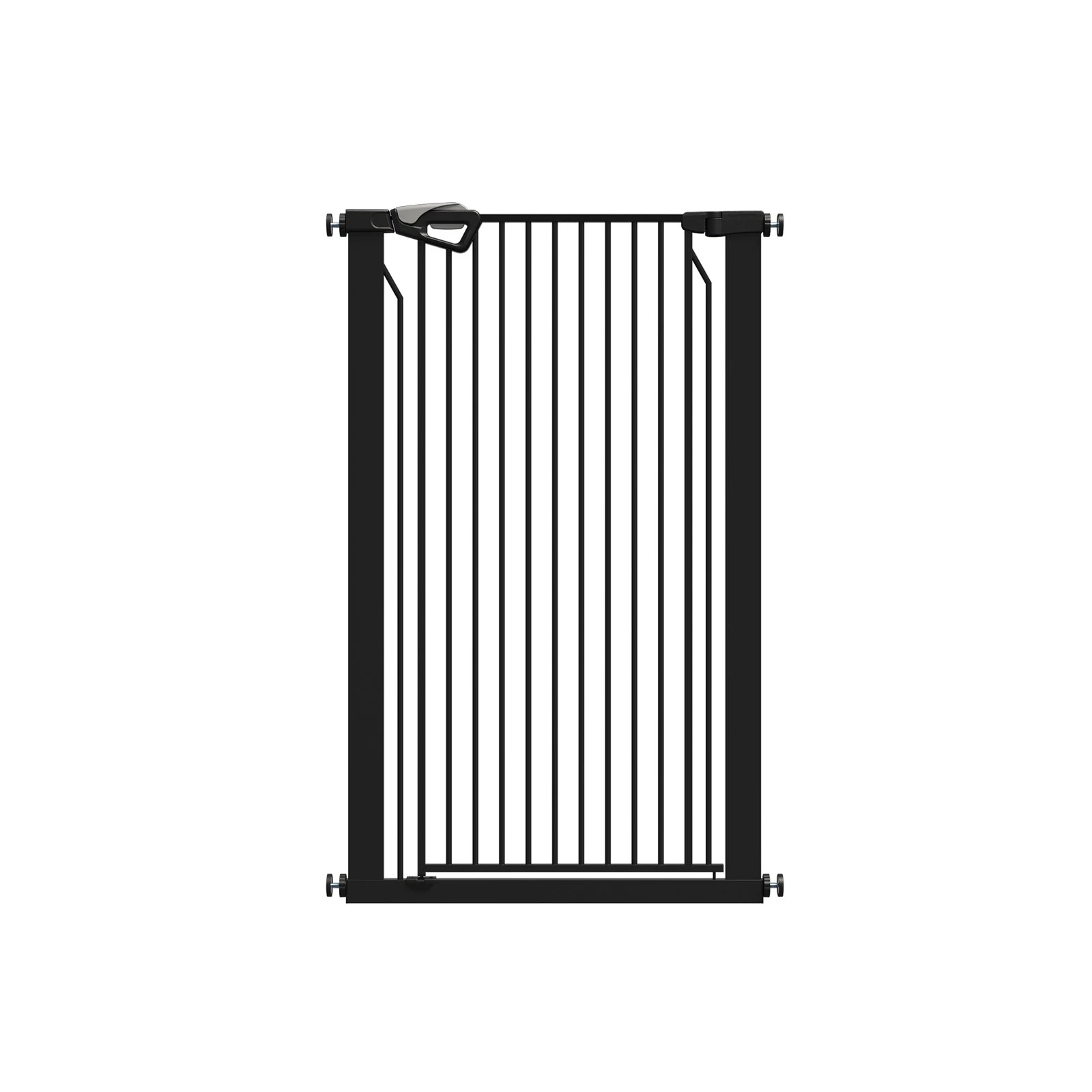 1 Alopet 120cm Retractable Safety Gate Pet Dog Cat Fence Guard Door - Black, 1 of 7
