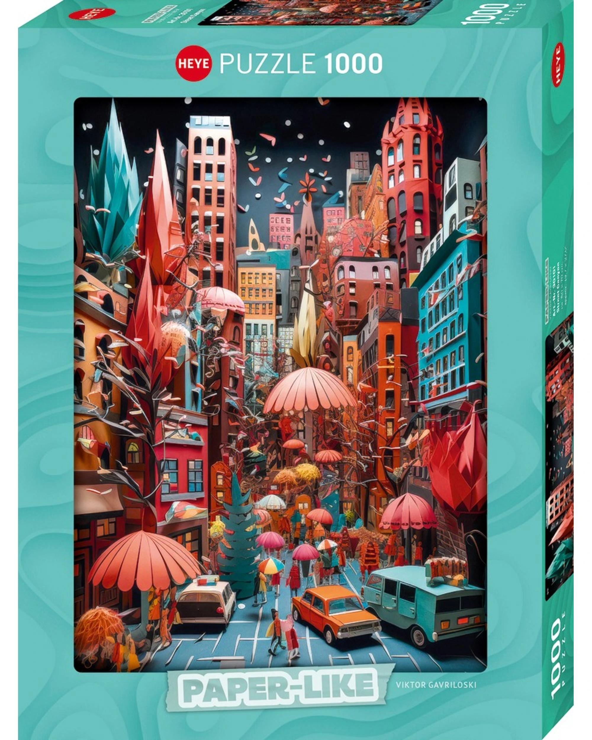 1 Heye Gavriloski Paper-Like Street Canyon 1000 Piece Puzzle, 1 of 1
