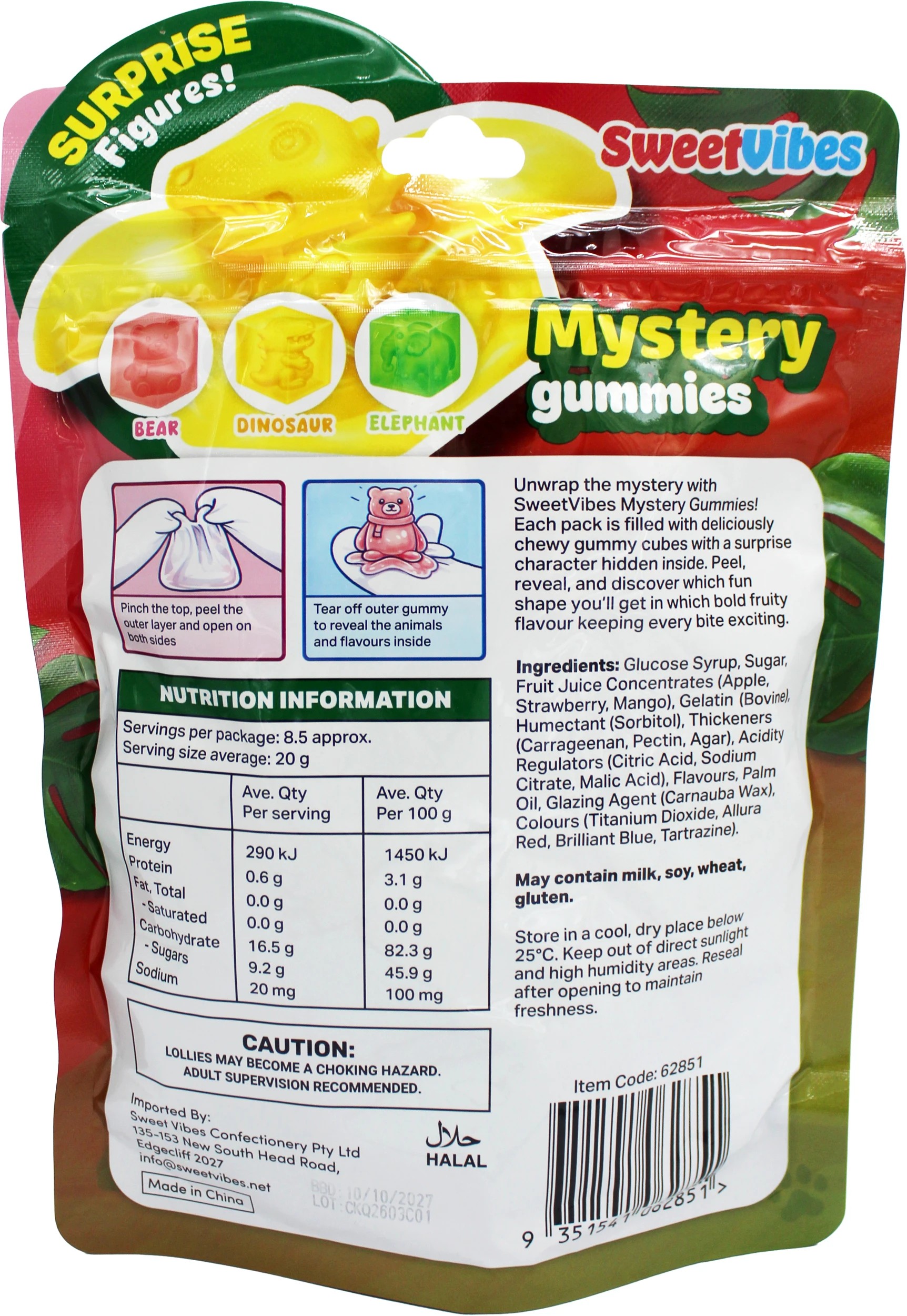 2 Sweet Vibes Mystery Gummies 170g, 2 of 2