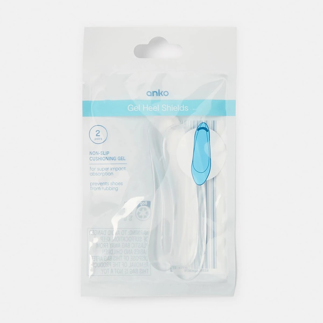 3 2 Pack Gel Heel Shields, 3 of 3