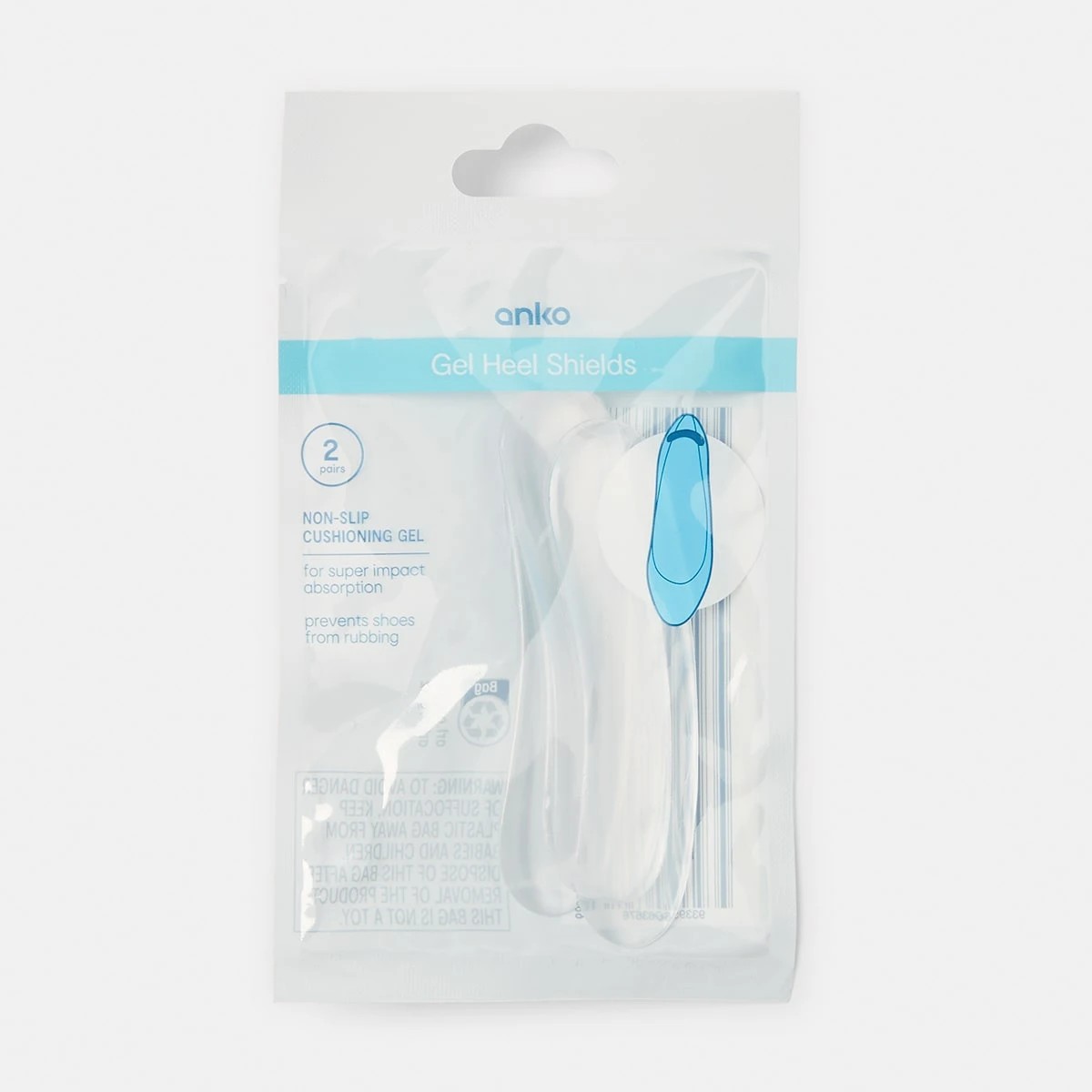 3 2 Pack Gel Heel Shields, 3 of 3