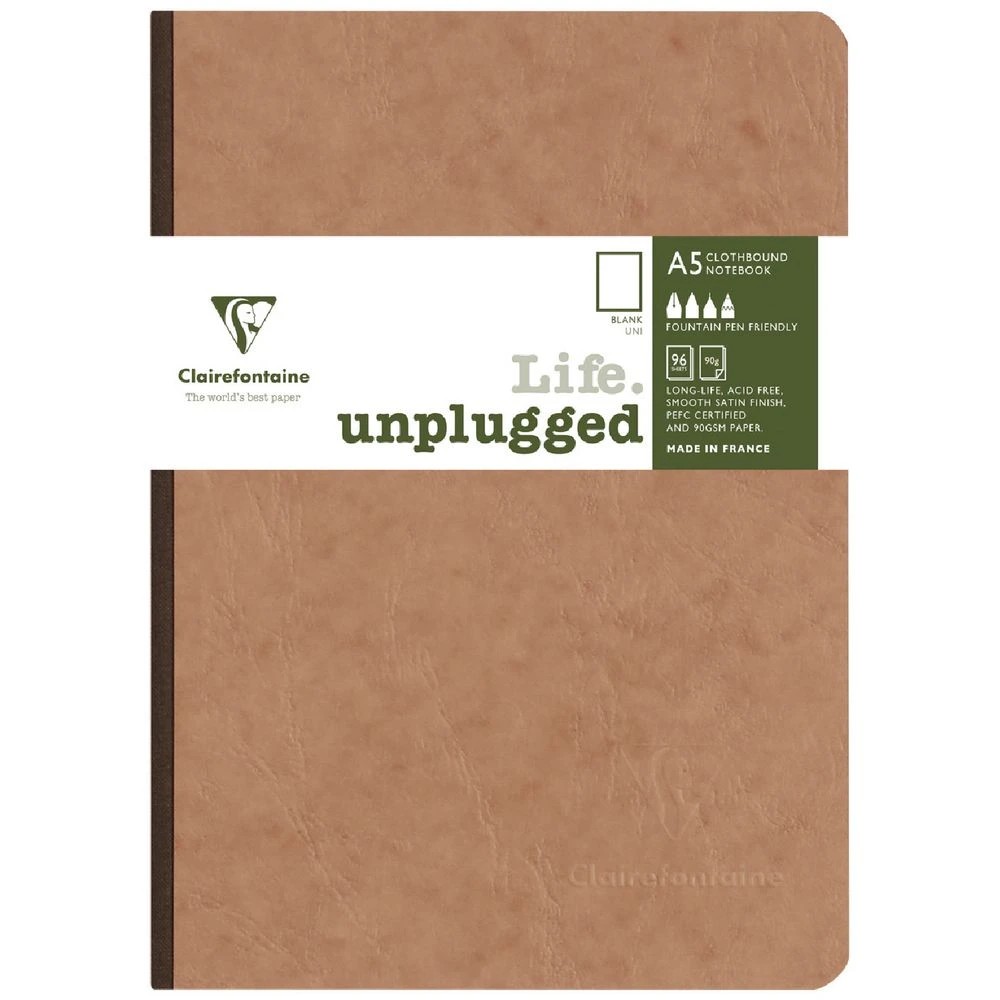 1 Clairefontaine My Essentials A5 Notebook Plain 192 Page Kraft, 1 of 6