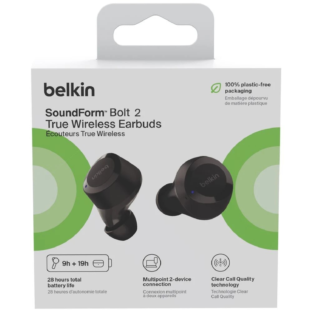 7 Belkin SoundForm Bolt 2 True Wireless Headphones Black, 7 of 7