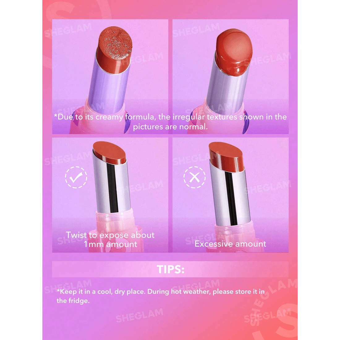 6 SHEGLAM Mirror Kiss High-Shine Lipstick - Own Your Shine, 6 of 6