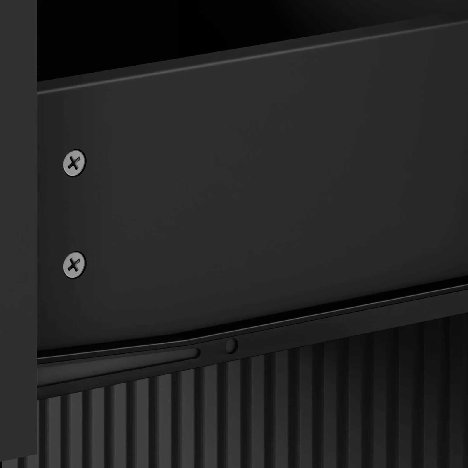 7 Alfordson Buffet Sideboard Cabinet Storage Cupboard Kitchen Doors Drawers - Black, 7 of 10