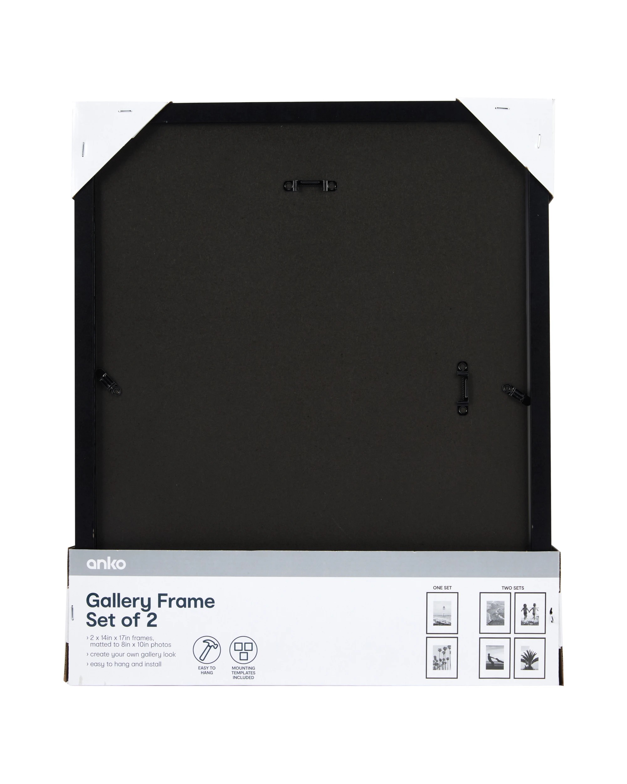 6 Set of 2 Gallery Frame - Black, 6 of 6